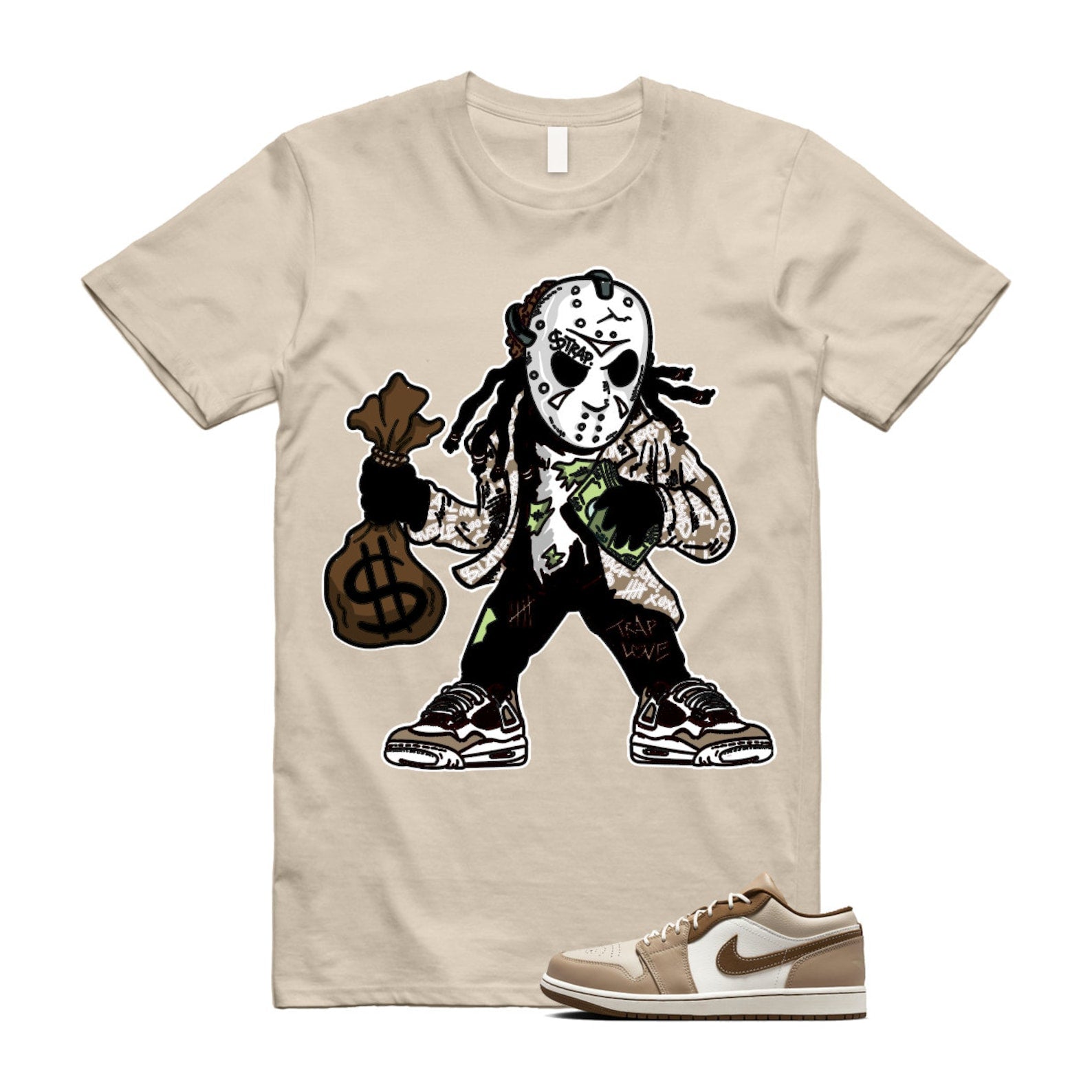 1 Hemp Light British Tan Low SE Sail Oatmeal T Shirt Match JASON, HF5753-221 T-Shirt, Sneaker Match Tee