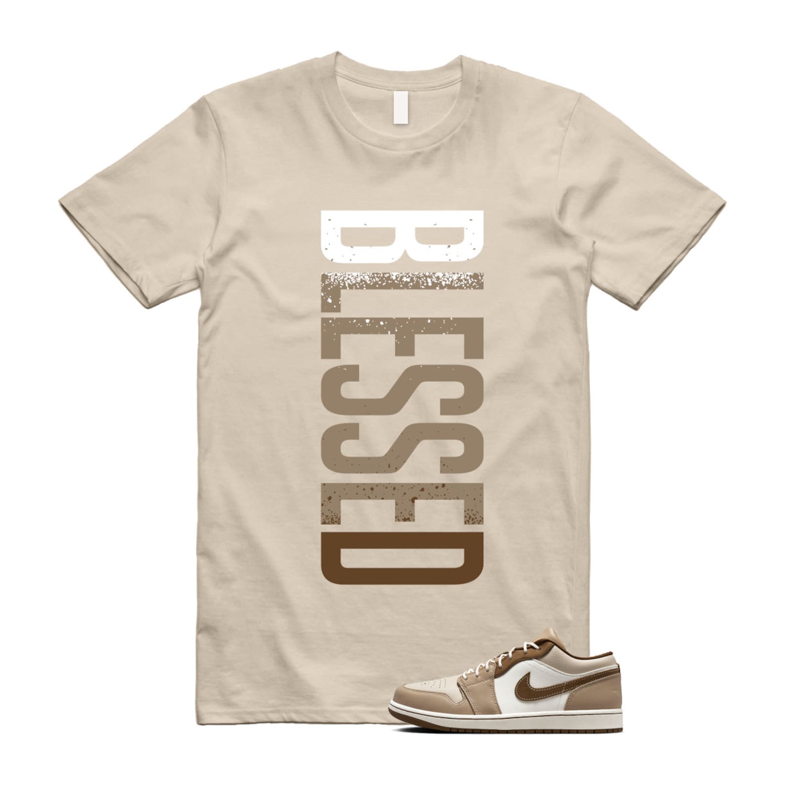 1 Hemp Light British Tan Low SE Sail Oatmeal T Shirt Match VERTBLS, HF5753-221 T-Shirt, Sneaker Match Tee