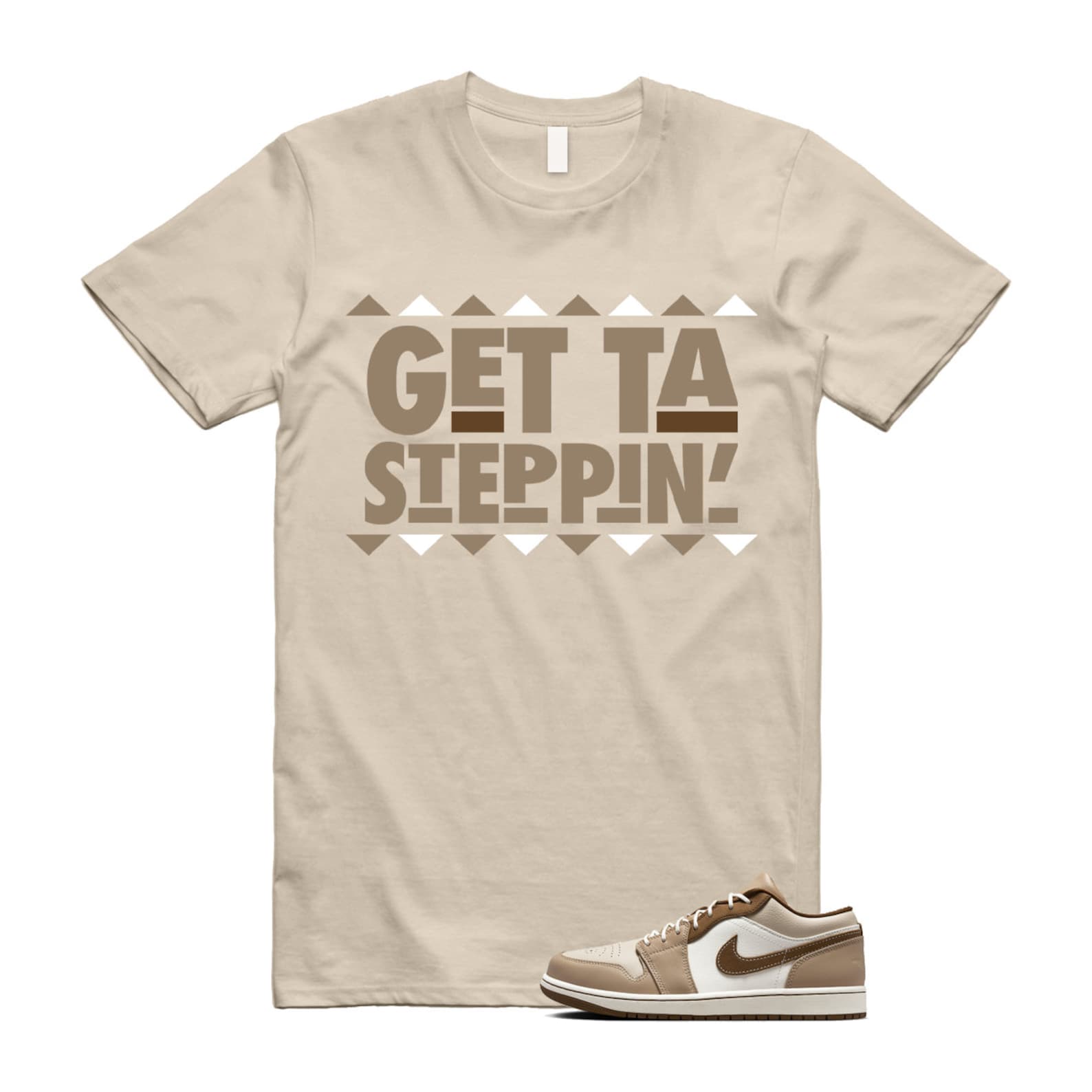 1 Hemp Light British Tan Low SE Sail Oatmeal T Shirt Match GET, HF5753-221 T-Shirt, Sneaker Match Tee