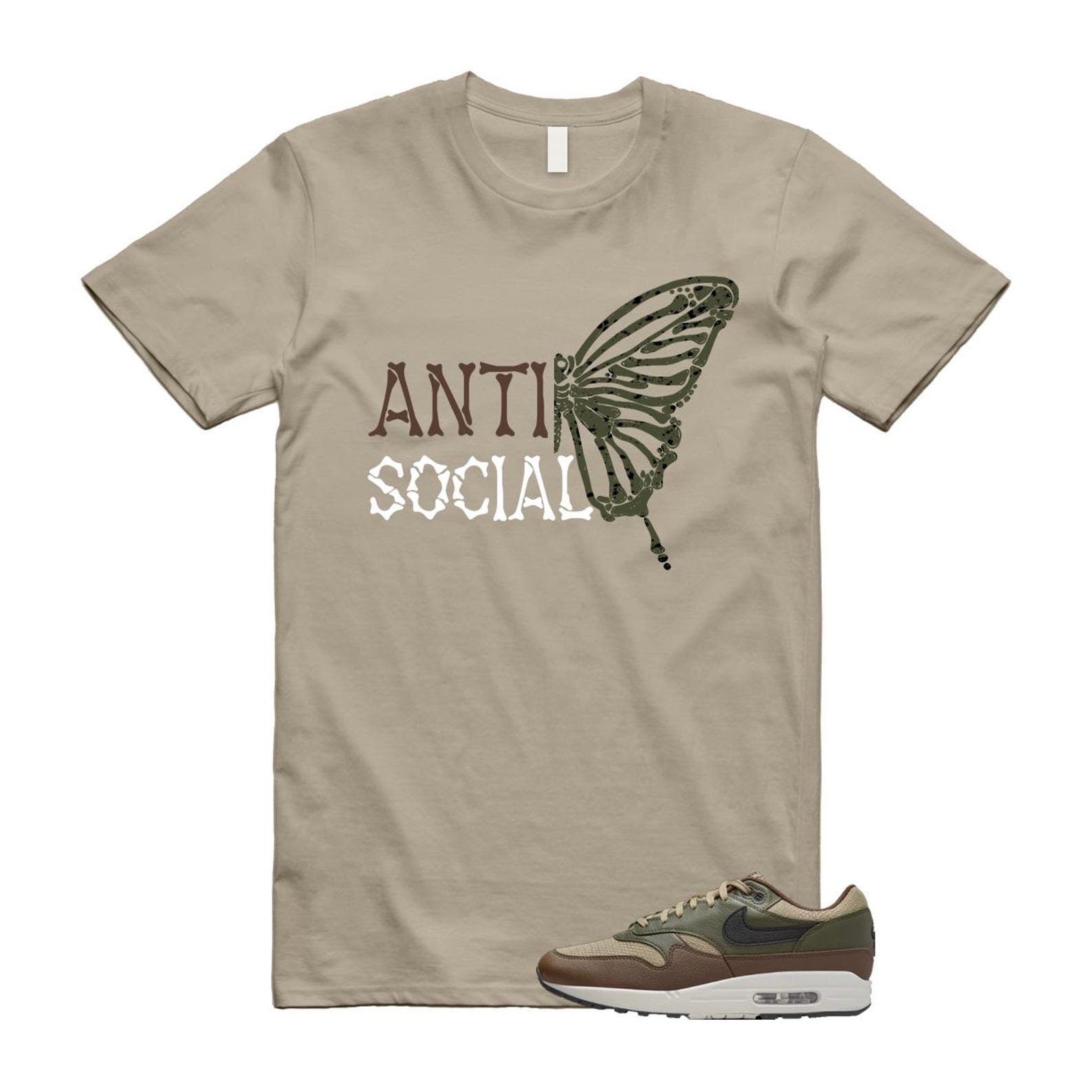 Air Max 1 Essential Premium Cargo Khaki Neutral Olive Cacao Wow T Shirt Match ASB T-Shirt, Sneaker Match Tee