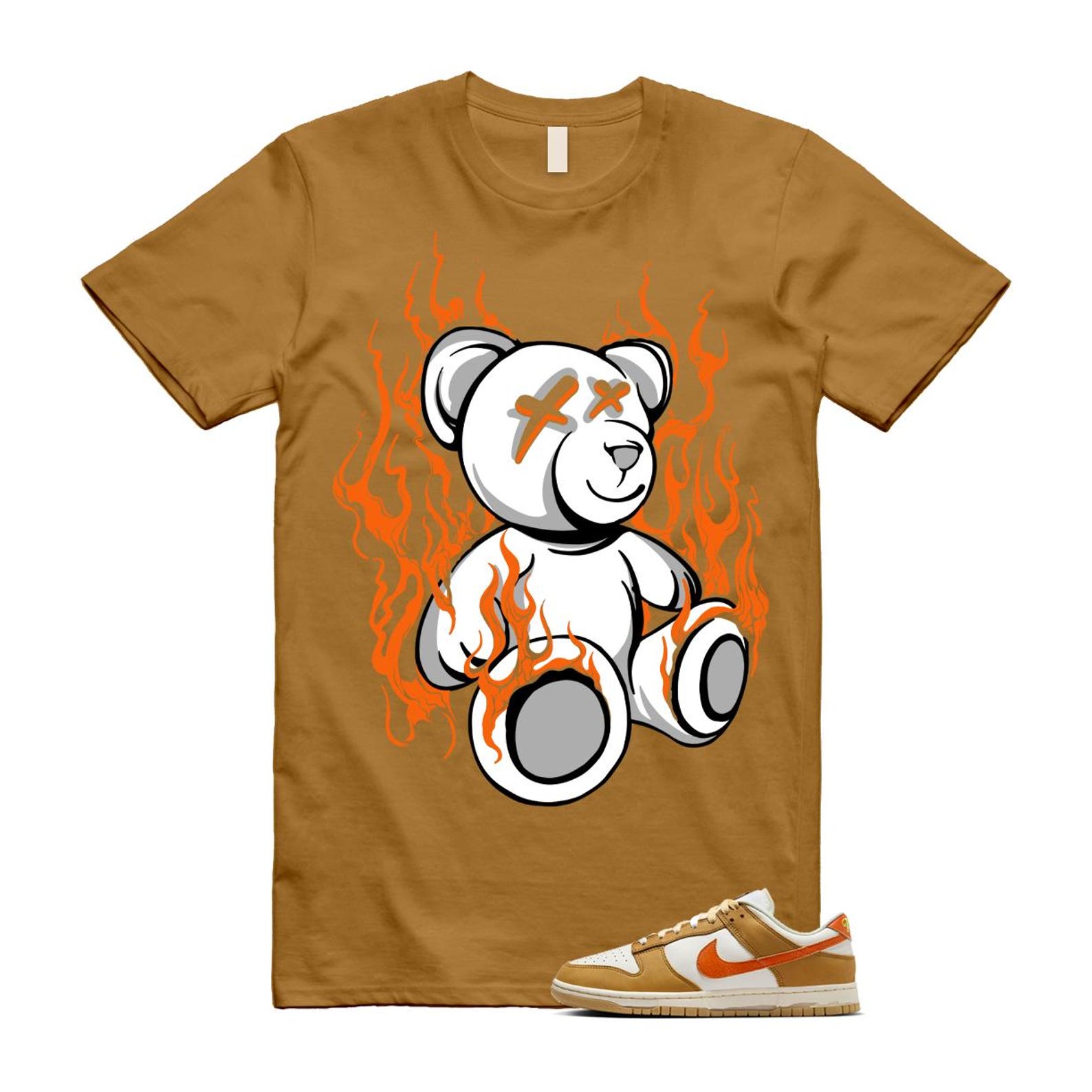 Dunk Wheat Safety Orange Sail Coconut Milk Low Retro T Shirt Match LIT T-Shirt, Sneaker Match Tee