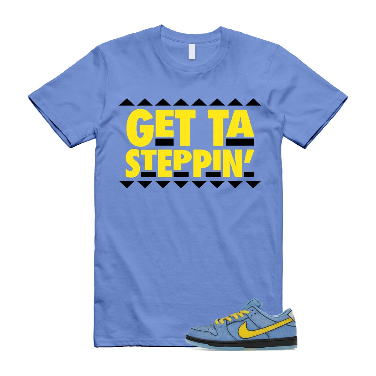 Dunk Bubbles The Power Girls Blue Chill Deep Royal Active Pink Yellow Black T Shirt Match GET T-Shirt, Sneaker Match Tee