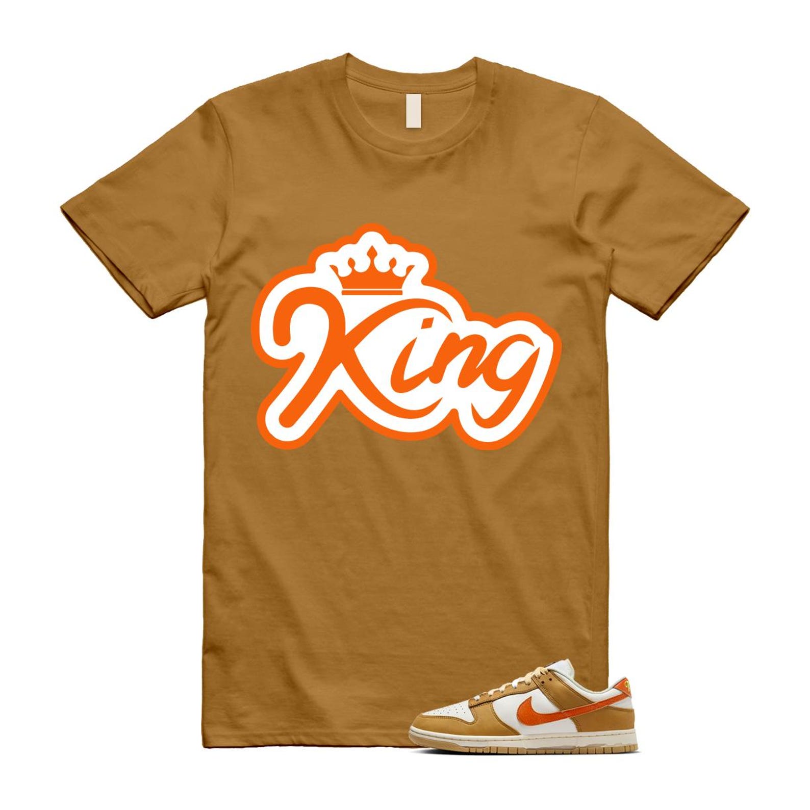 Dunk Wheat Safety Orange Sail Coconut Milk Low Retro T Shirt Match K2 T-Shirt, Sneaker Match Tee
