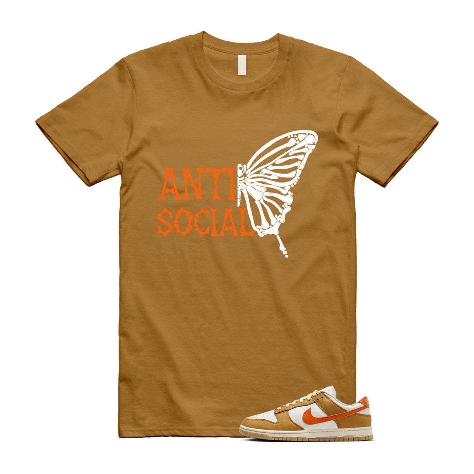 Dunk Wheat Safety Orange Sail Coconut Milk Low Retro T Shirt Match ASB T-Shirt, Sneaker Match Tee