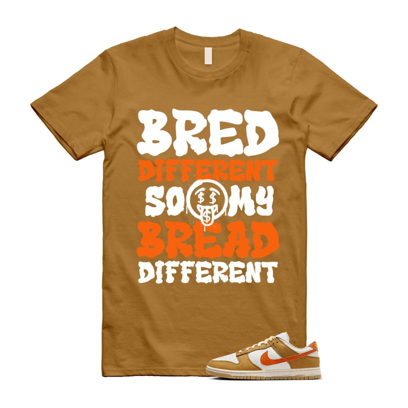 Dunk Wheat Safety Orange Sail Coconut Milk Low Retro T Shirt Match BDBD T-Shirt, Sneaker Match Tee
