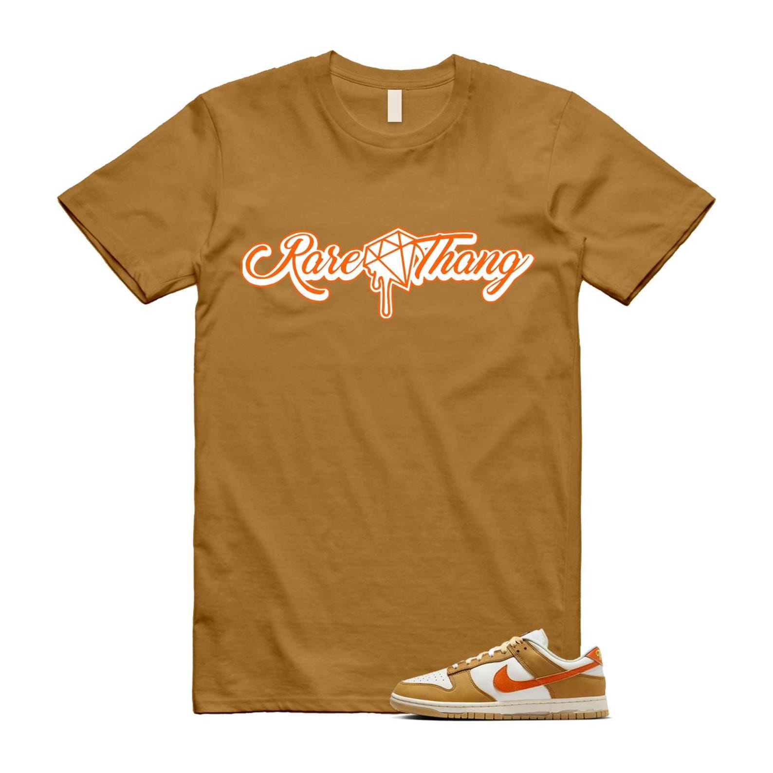 Dunk Wheat Safety Orange Sail Coconut Milk Low Retro T Shirt Match RARE T-Shirt, Sneaker Match Tee