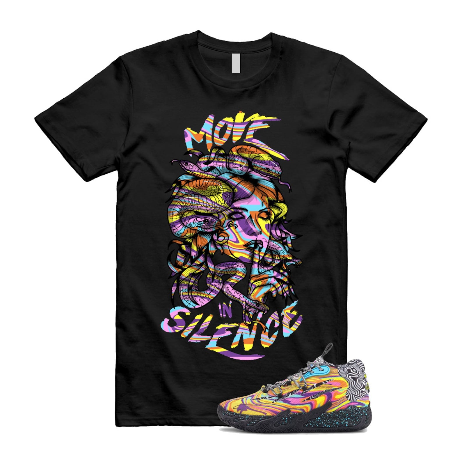 Dexter LaMelo Ball MB.03 Lab Poison Pink Fluro Orange Pes T Shirt Match MIS ,379330-01 T-Shirt, Sneaker Match Tee