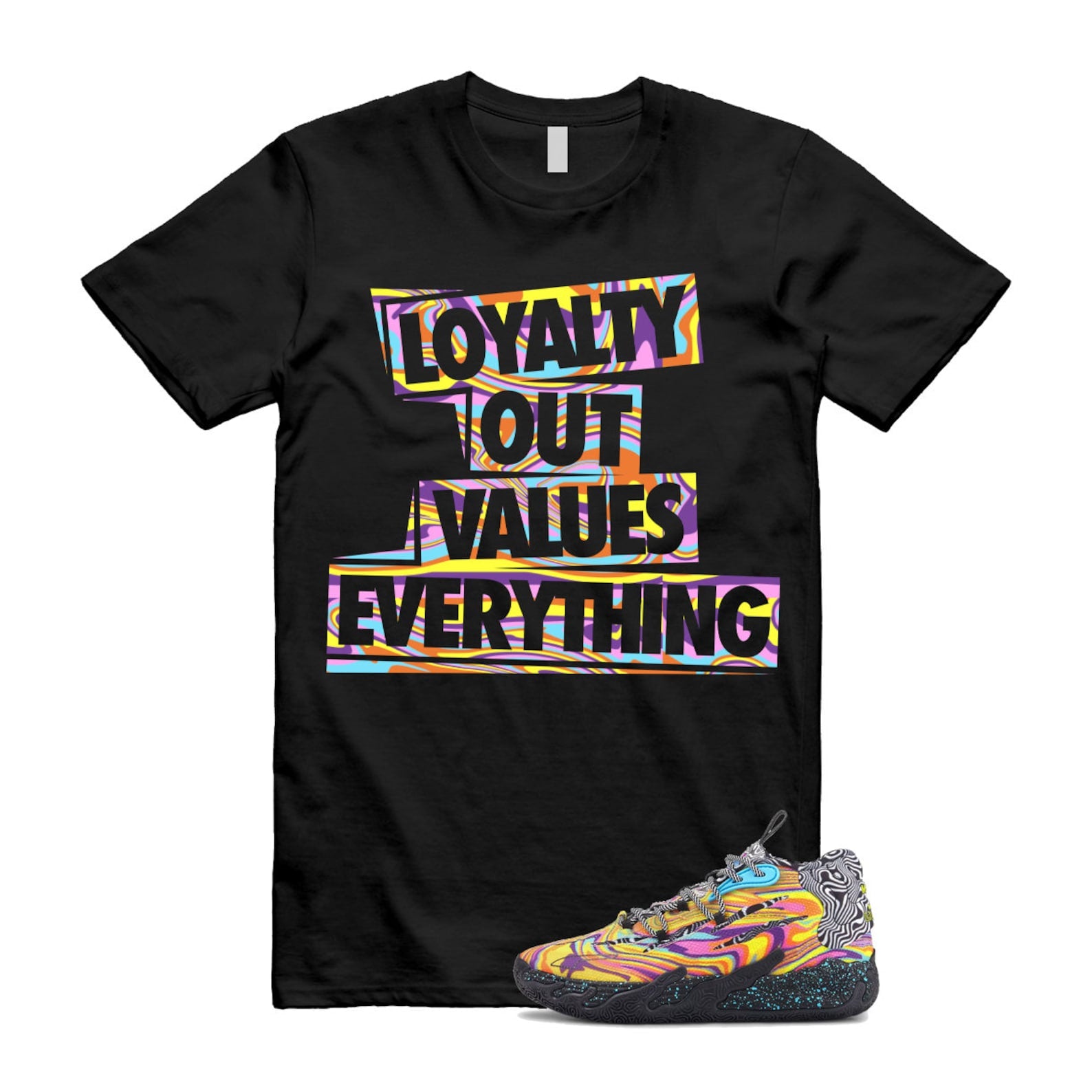 Dexter LaMelo Ball MB.03 Lab Poison Pink Fluro Orange Pes T Shirt Match LOVE ,379330-01 T-Shirt, Sneaker Match Tee