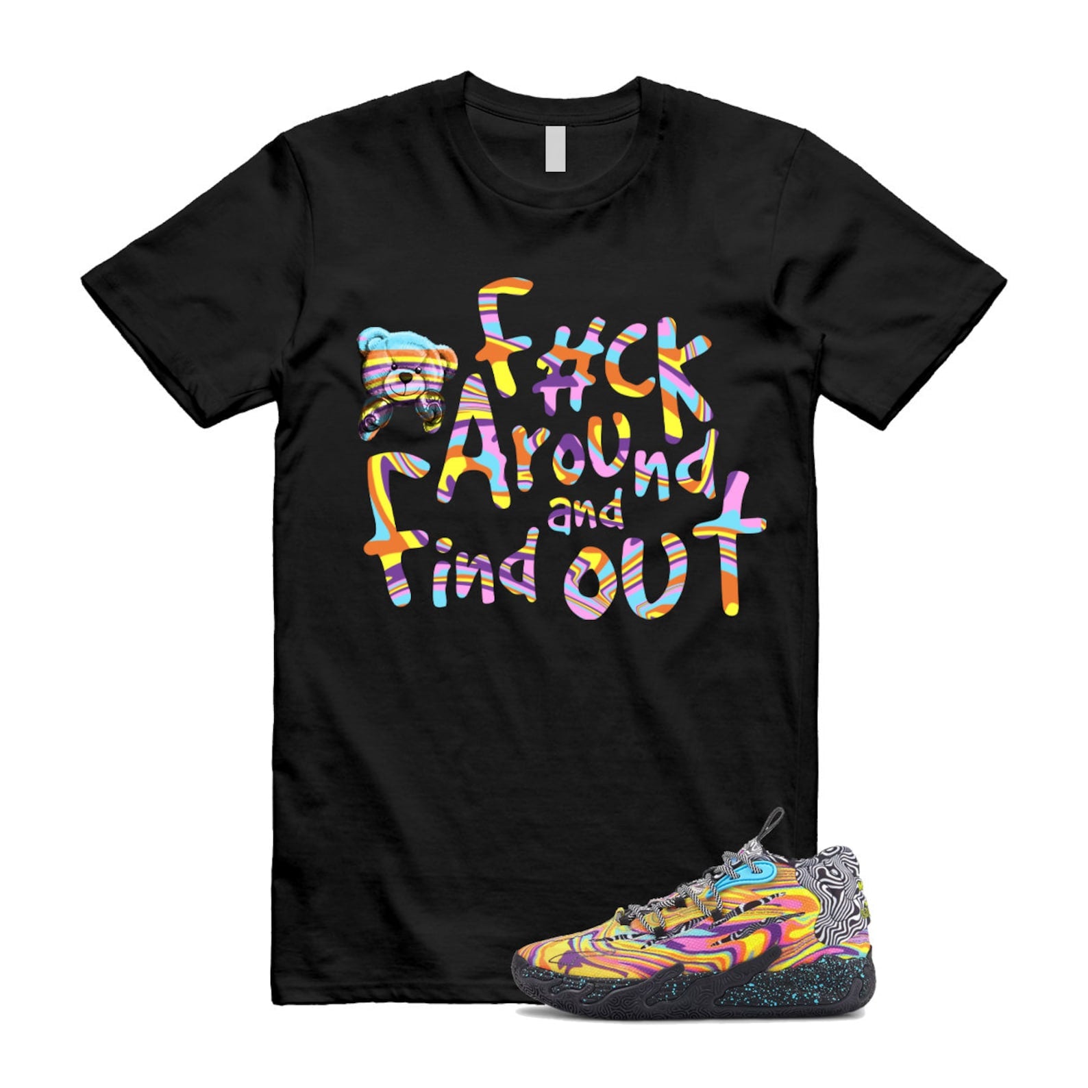 Dexter LaMelo Ball MB.03 Lab Poison Pink Fluro Orange Pes T Shirt Match FCK ,379330-01 T-Shirt, Sneaker Match Tee