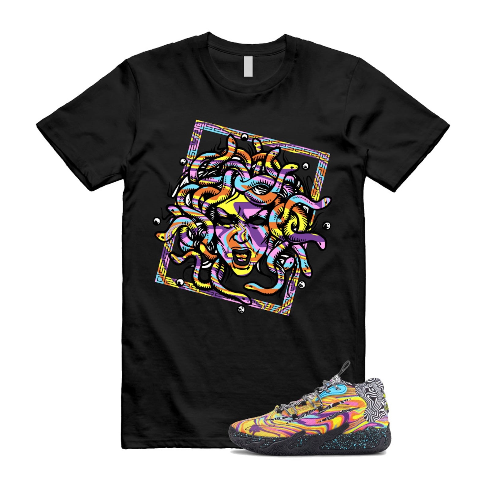 Dexter LaMelo Ball MB.03 Lab Poison Pink Fluro Orange Pes T Shirt Match SHM ,379330-01 T-Shirt, Sneaker Match Tee