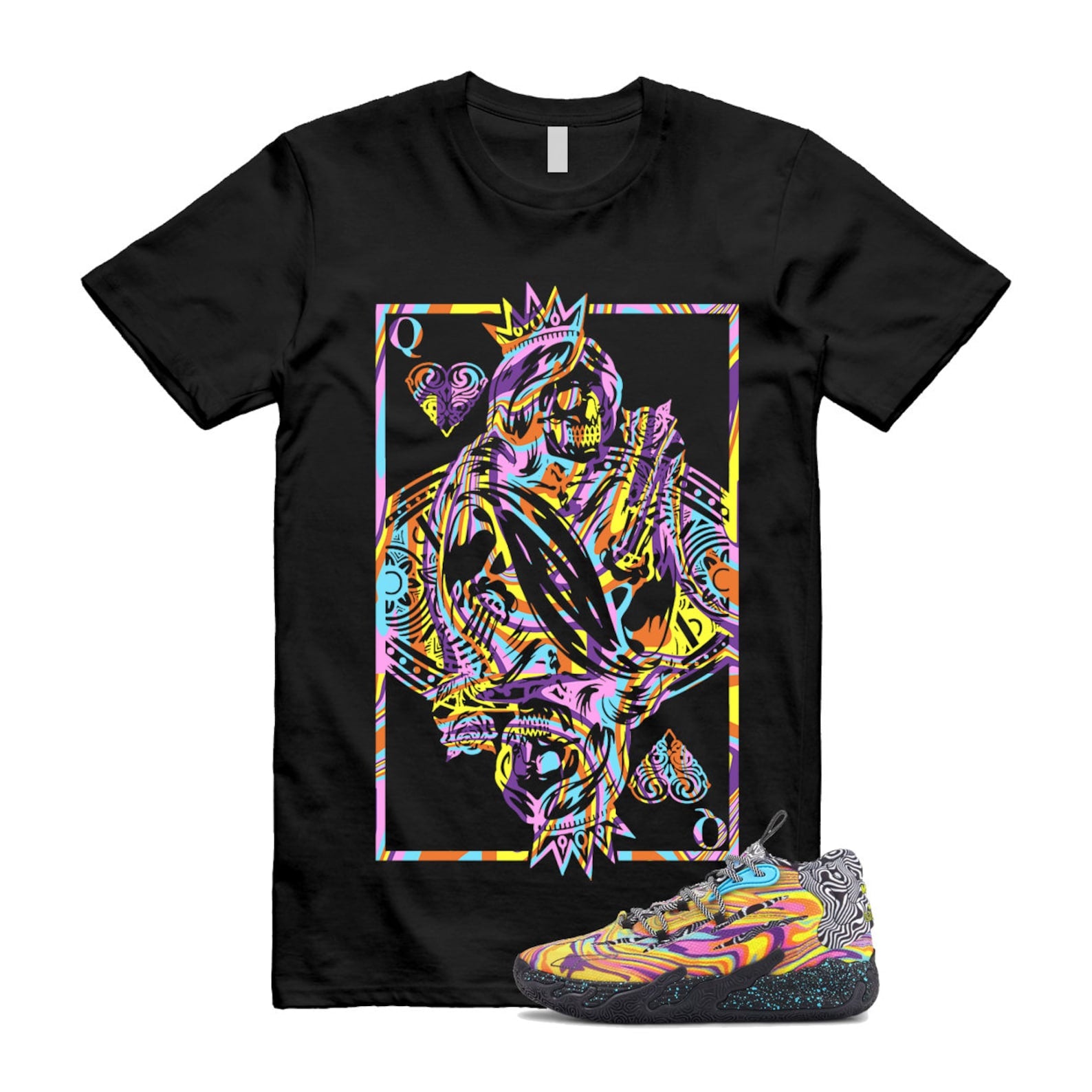 Dexter LaMelo Ball MB.03 Lab Poison Pink Fluro Orange Pes T Shirt Match QC ,379330-01 T-Shirt, Sneaker Match Tee