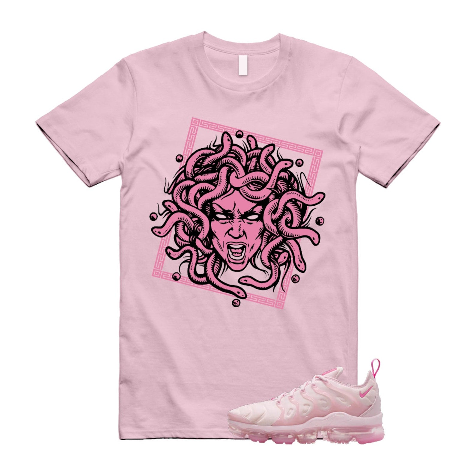VaporMax Pink Foam Playful Air Plus T Shirt Match SHM , FZ3614-686 T-Shirt, Sneaker Match Tee