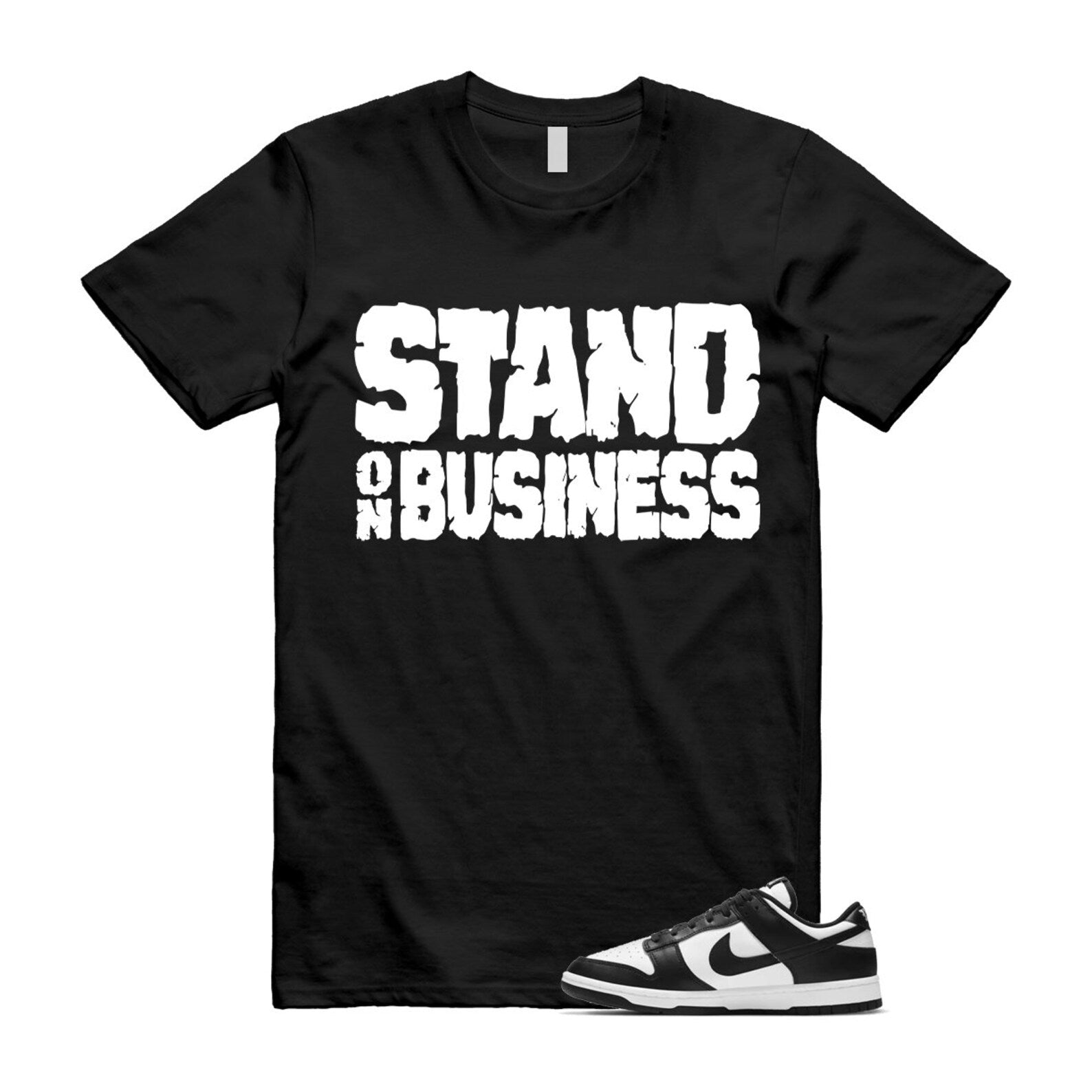 Dunk Panda White Black Low Retro Classic Traditional T Shirt Match Stand On Business , DD1503-101 T-Shirt, Sneaker Match Tee