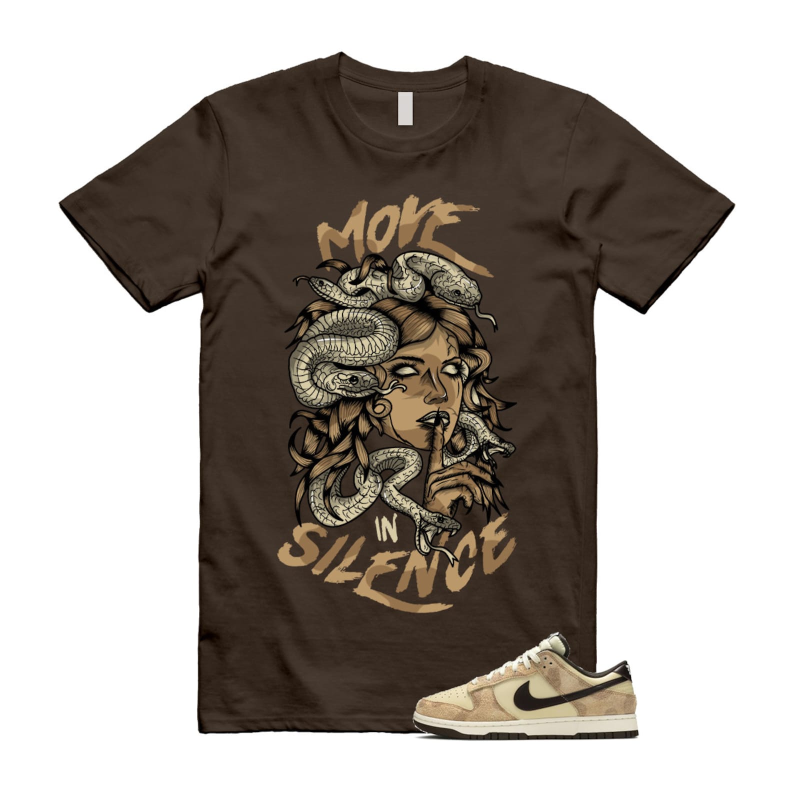 Dunk Giraffe Beach Cheetah Baroque Brown Canvas Sail Animal Pack Low Retro PRM T Shirt Match MIS ,DH7913-200 T-Shirt, Sneaker Match Tee