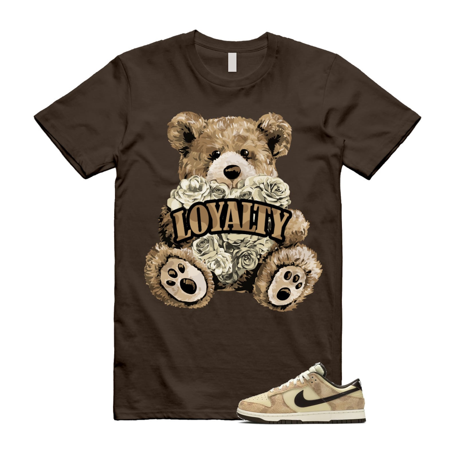 Dunk Giraffe Beach Cheetah Baroque Brown Canvas Sail Animal Pack Low Retro PRM T Shirt Match LYLTY ,DH7913-200 T-Shirt, Sneaker Match Tee