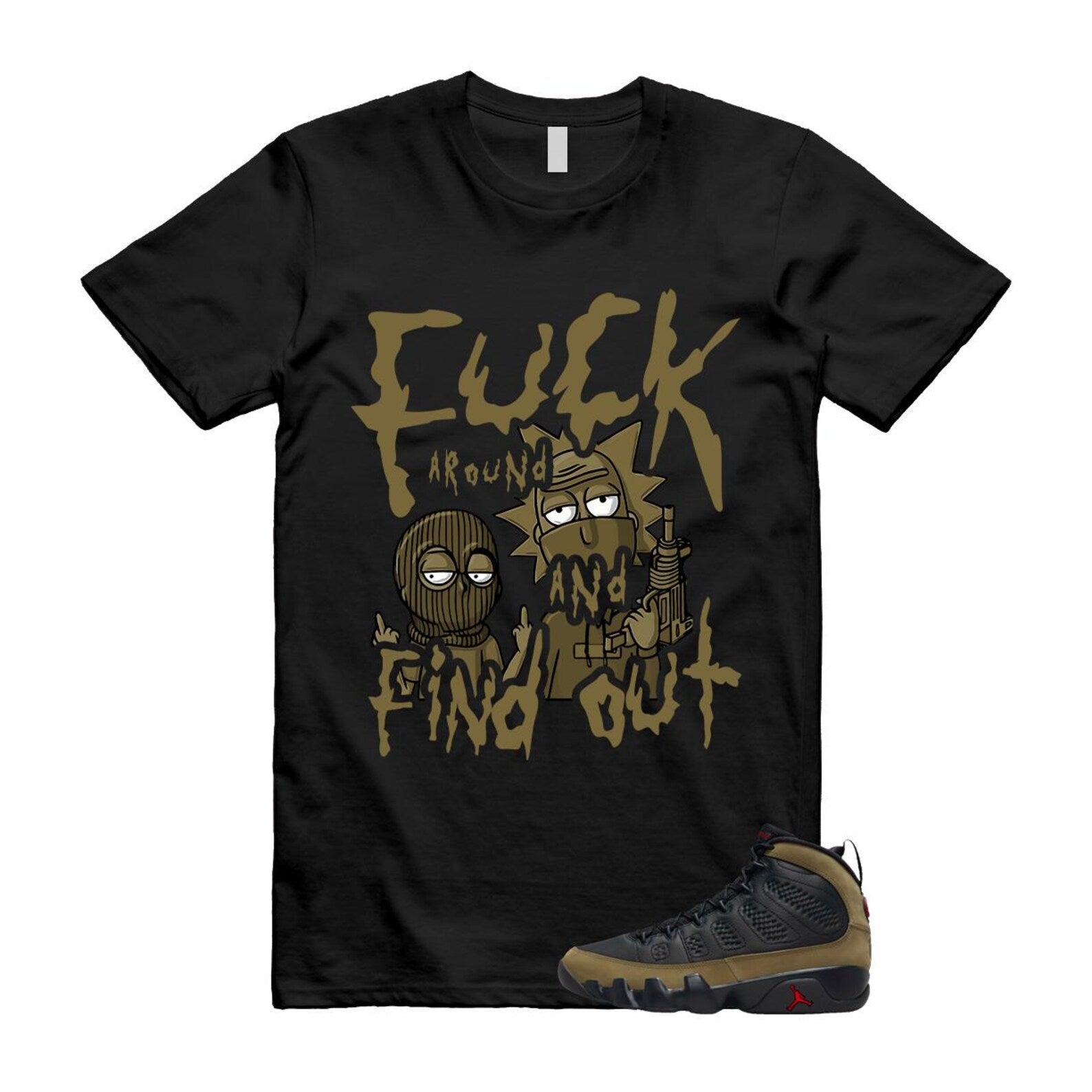 9 Olive 2024 Black True Red Light 1993 T Shirt Match MORTY ,Hv4794-030 T-Shirt, Sneaker Match Tee