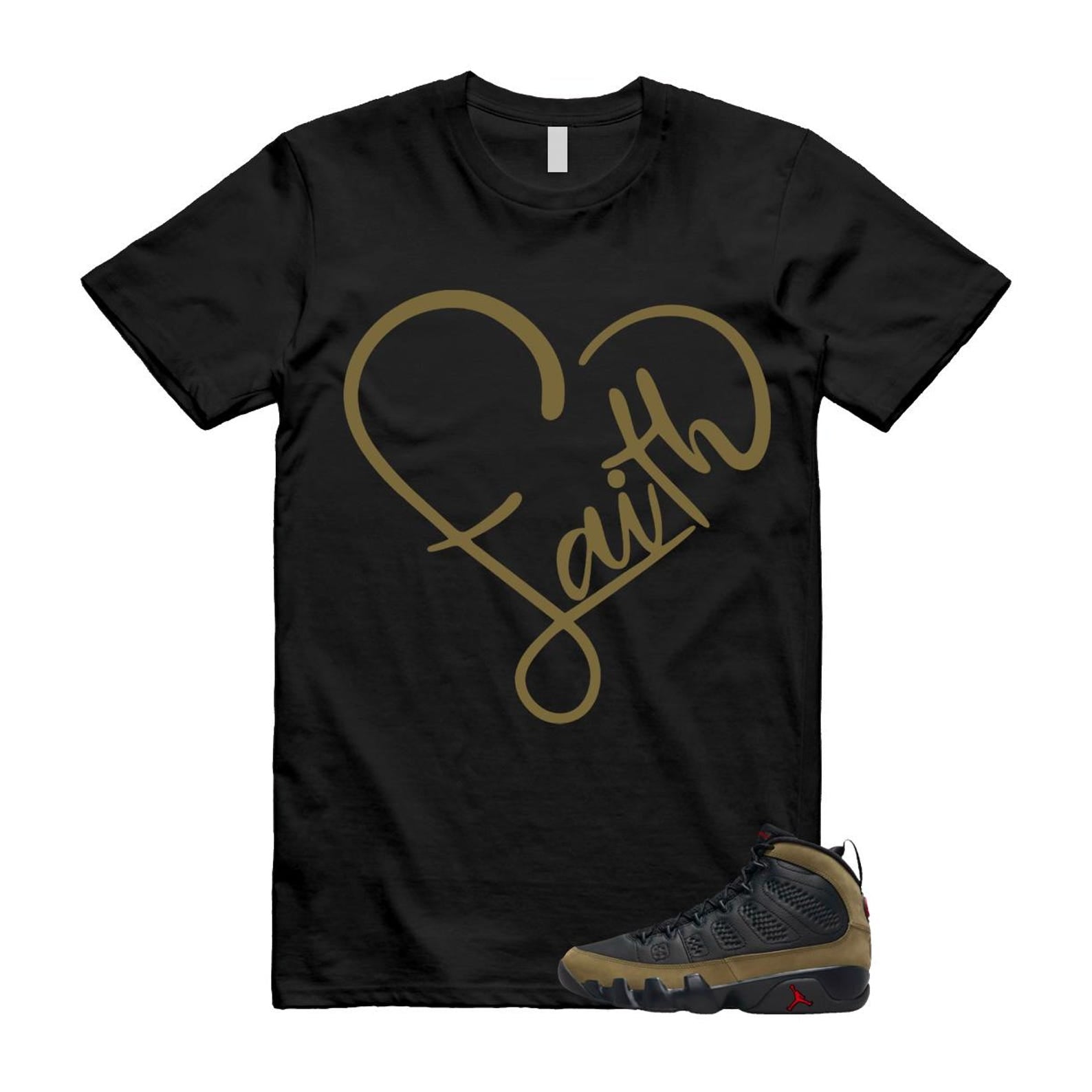 9 Olive 2024 Black True Red Light 1993 T Shirt Match FAITH ,Hv4794-030 T-Shirt, Sneaker Match Tee