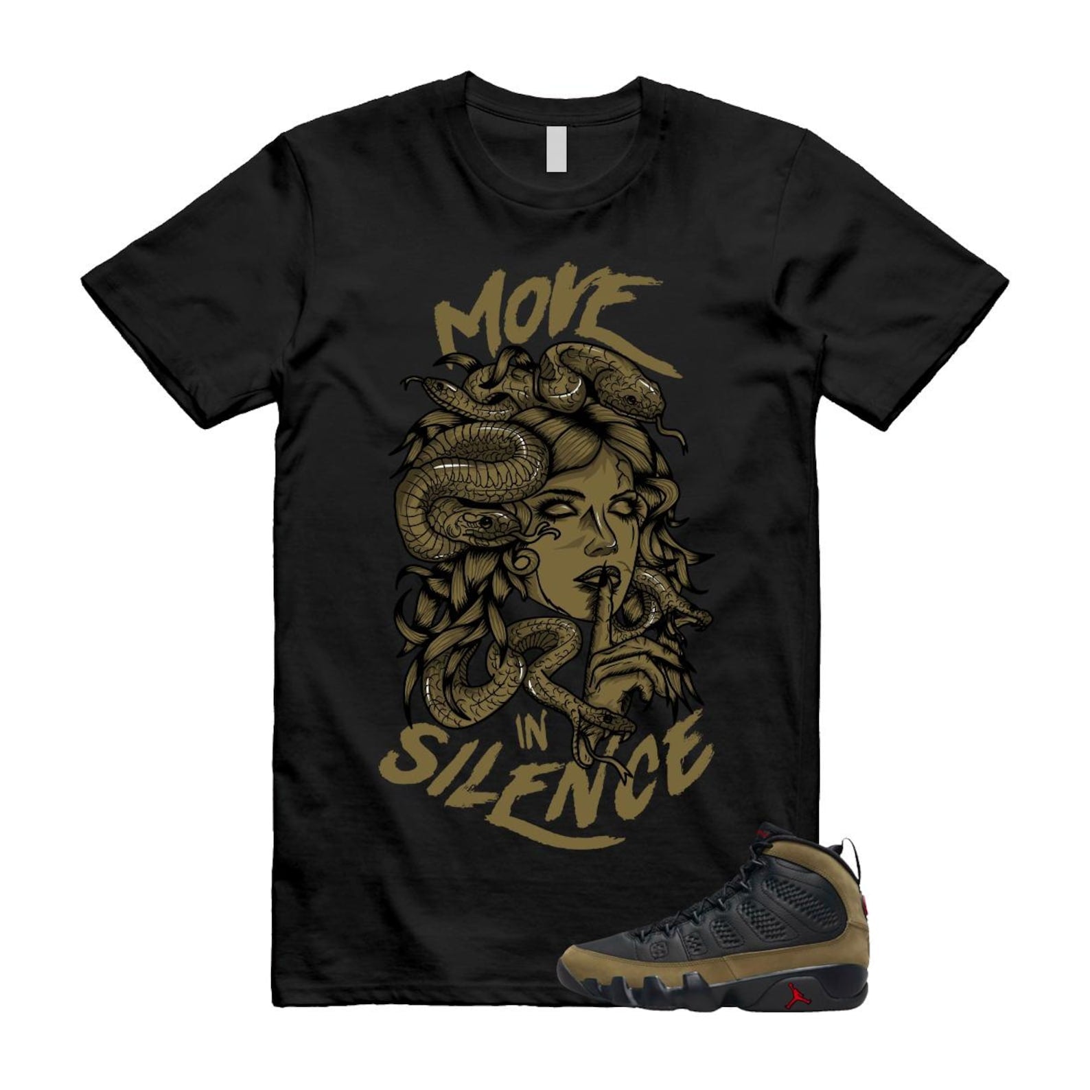 9 Olive 2024 Black True Red Light 1993 T Shirt Match MIS ,Hv4794-030 T-Shirt, Sneaker Match Tee