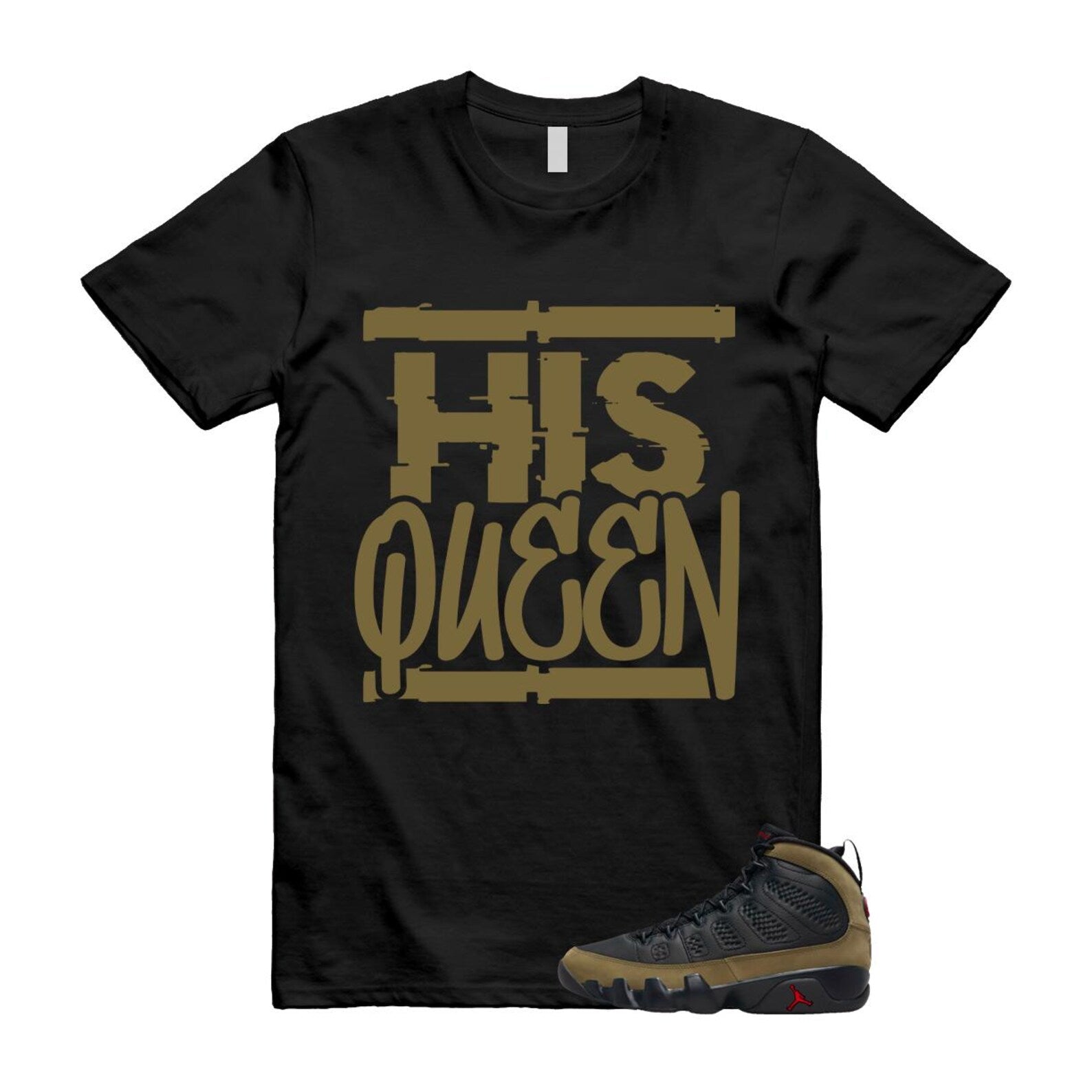 9 Olive 2024 Black True Red Light 1993 T Shirt Match HQ ,Hv4794-030 T-Shirt, Sneaker Match Tee