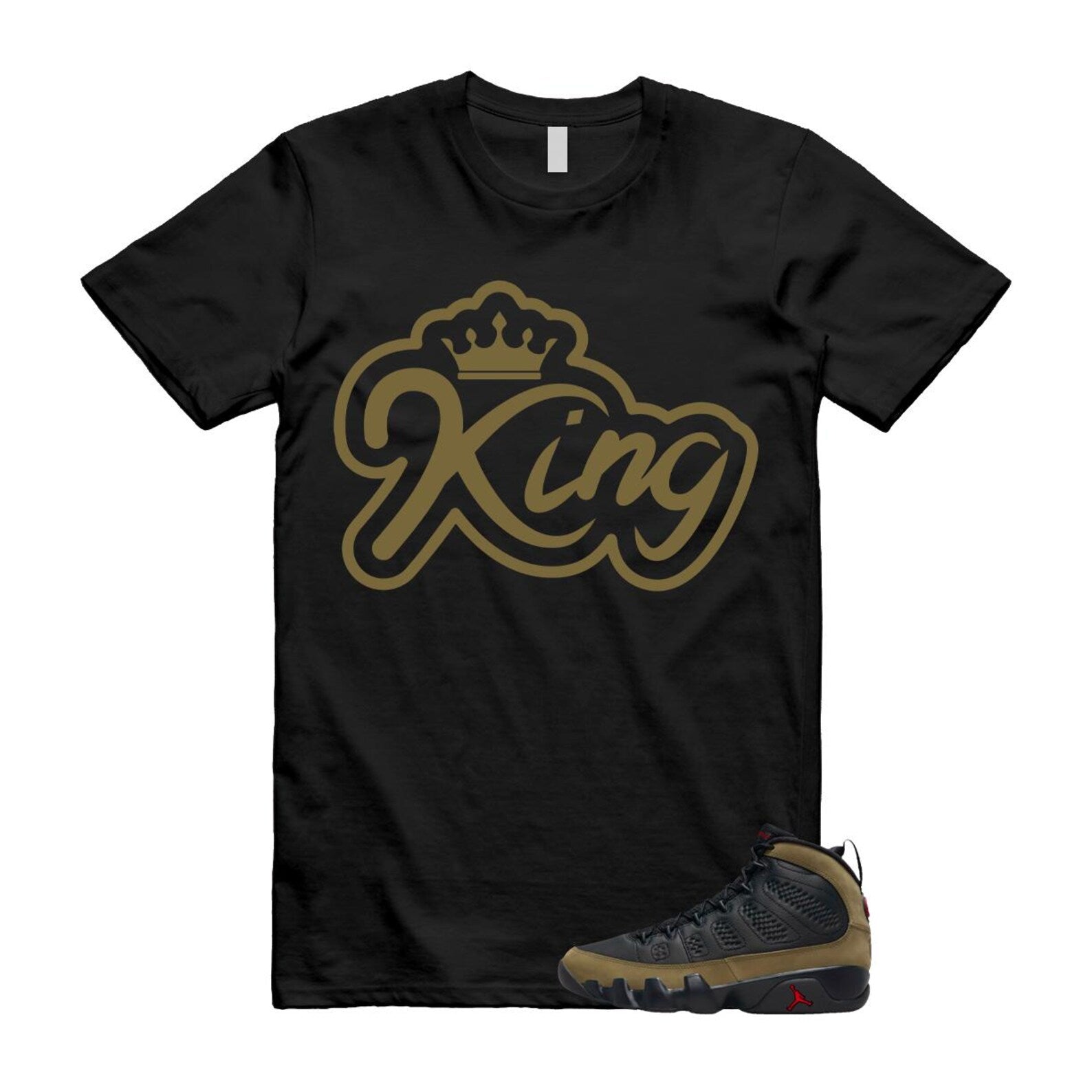 9 Olive 2024 Black True Red Light 1993 T Shirt Match K2 ,Hv4794-030 T-Shirt, Sneaker Match Tee