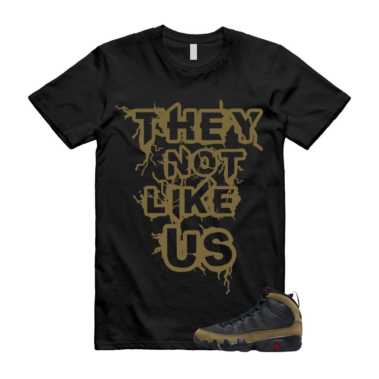 9 Olive 2024 Black True Red Light 1993 T Shirt Match US ,Hv4794-030 T-Shirt, Sneaker Match Tee