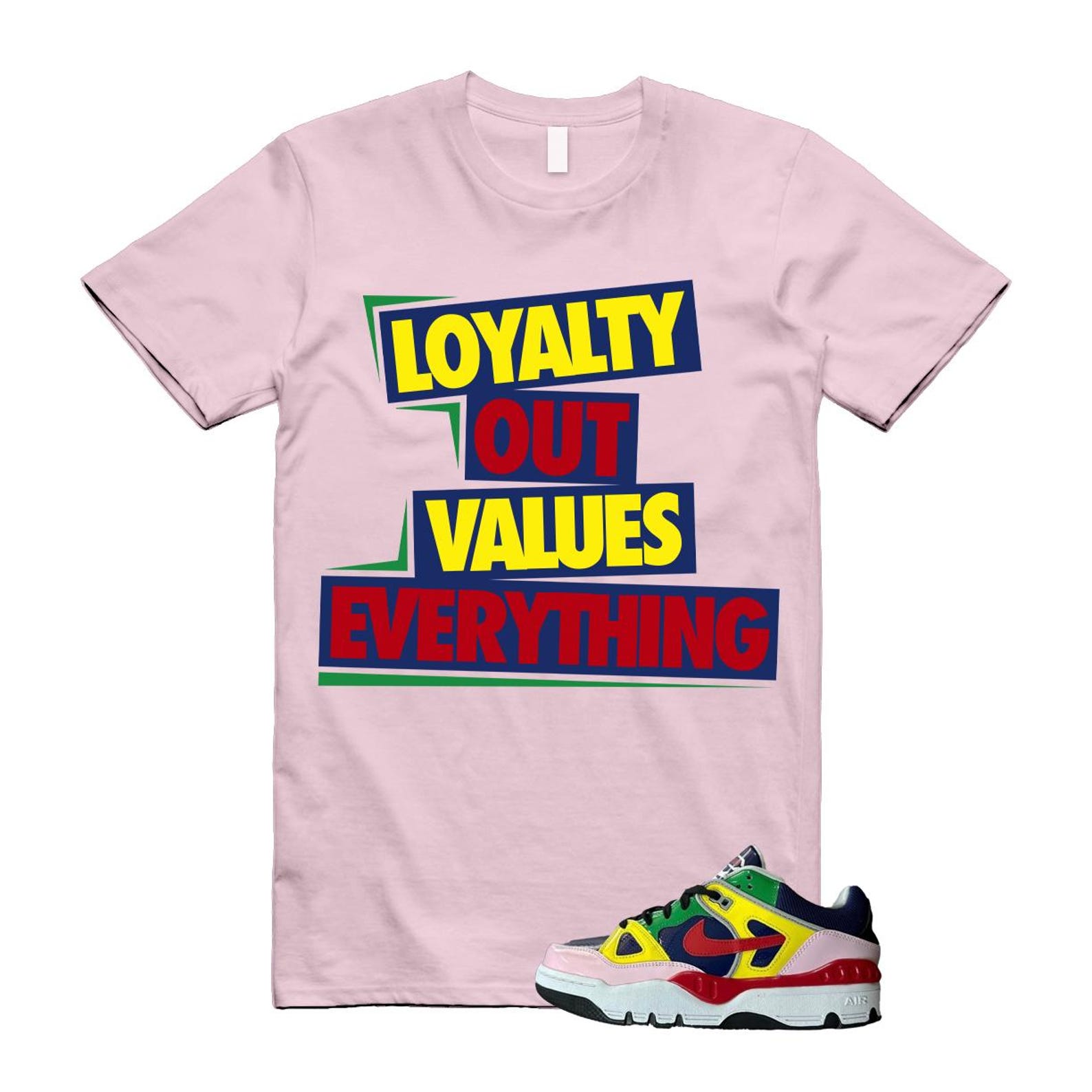 Air Force 3 Nigo White University Red Tour Yellow Pink Foam Blue Void Lucky Green Low SP T Shirt Match LOVE ,HQ1458-400 T-Shirt, Sneaker Match Tee
