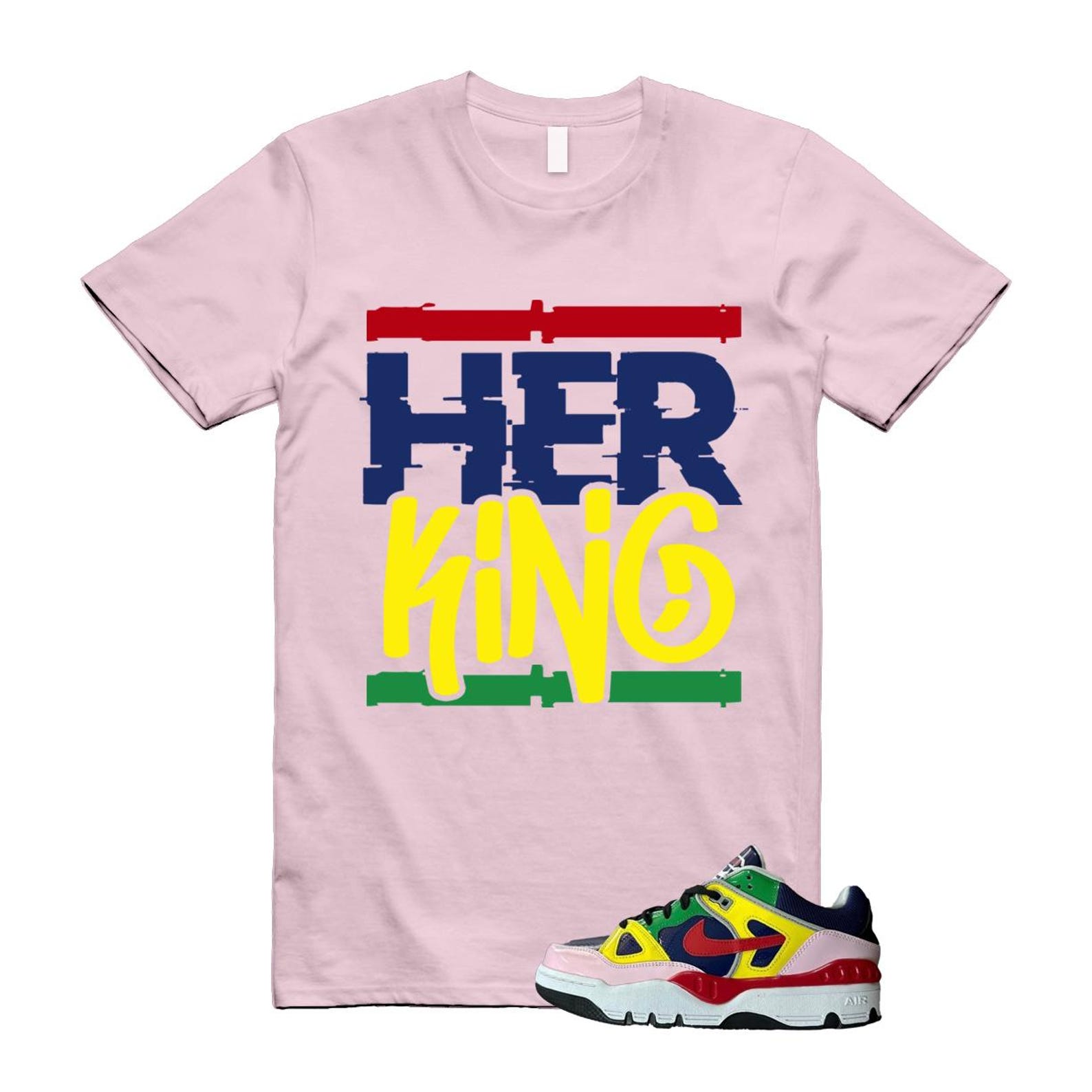 Air Force 3 Nigo White University Red Tour Yellow Pink Foam Blue Void Lucky Green Low SP T Shirt Match HK ,HQ1458-400 T-Shirt, Sneaker Match Tee