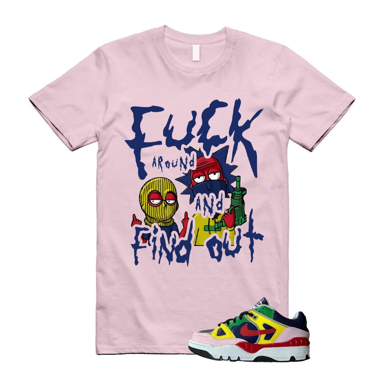 Air Force 3 Nigo White University Red Tour Yellow Pink Foam Blue Void Lucky Green Low SP T Shirt Match MORTY ,HQ1458-400 T-Shirt, Sneaker Match Tee