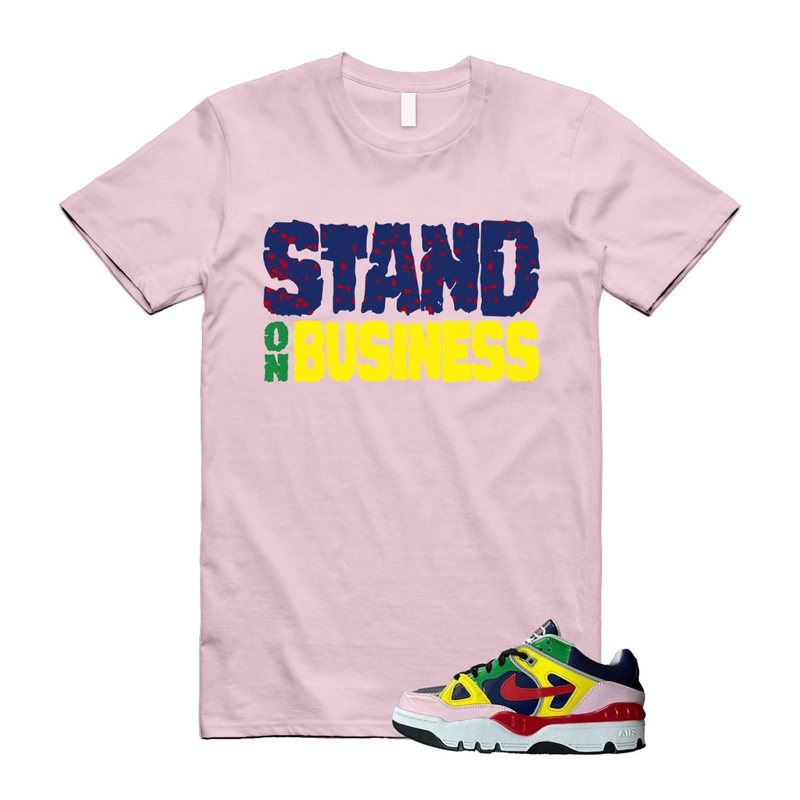 Air Force 3 Nigo White University Red Tour Yellow Pink Foam Blue Void Lucky Green Low SP T Shirt Match Stand On Business ,HQ1458-400 T-Shirt, Sneaker Match Tee