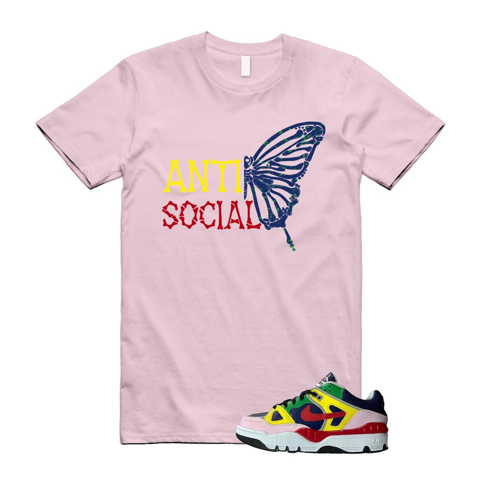 Air Force 3 Nigo White University Red Tour Yellow Pink Foam Blue Void Lucky Green Low SP T Shirt Match ASB ,HQ1458-400 T-Shirt, Sneaker Match Tee