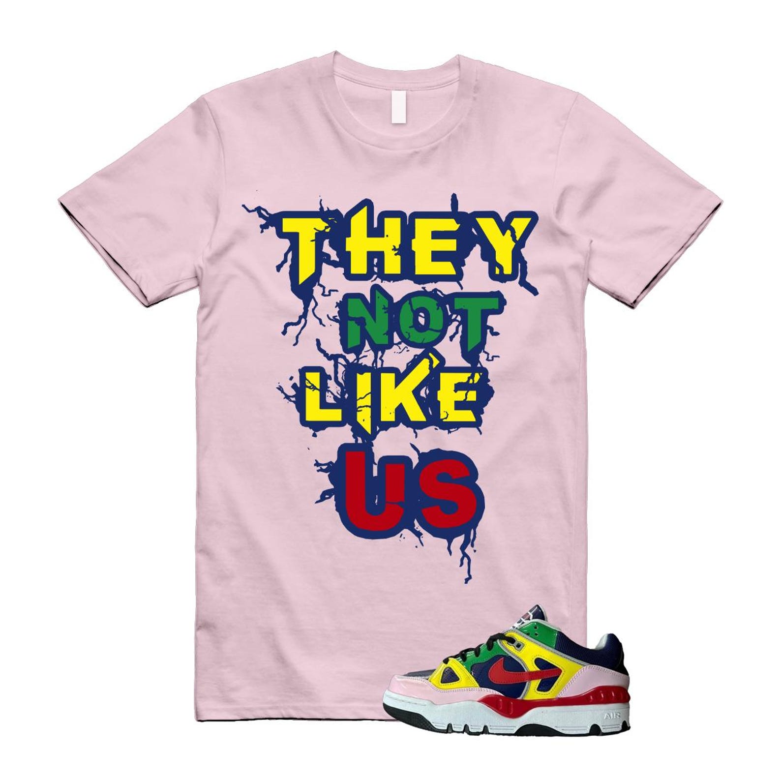 Air Force 3 Nigo White University Red Tour Yellow Pink Foam Blue Void Lucky Green Low SP T Shirt Match US ,HQ1458-400 T-Shirt, Sneaker Match Tee