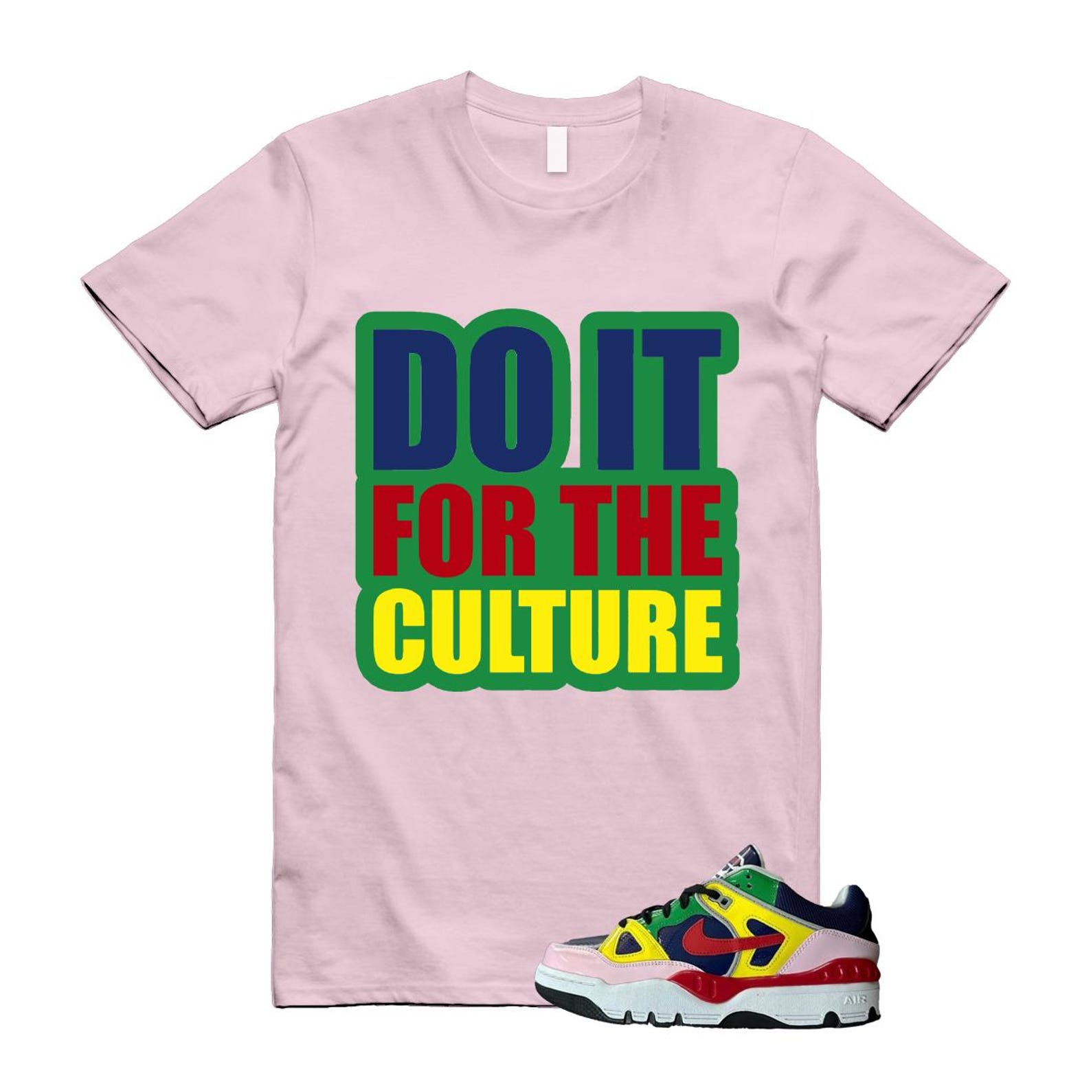 Air Force 3 Nigo White University Red Tour Yellow Pink Foam Blue Void Lucky Green Low SP T Shirt Match CULTURE ,HQ1458-400 T-Shirt, Sneaker Match Tee