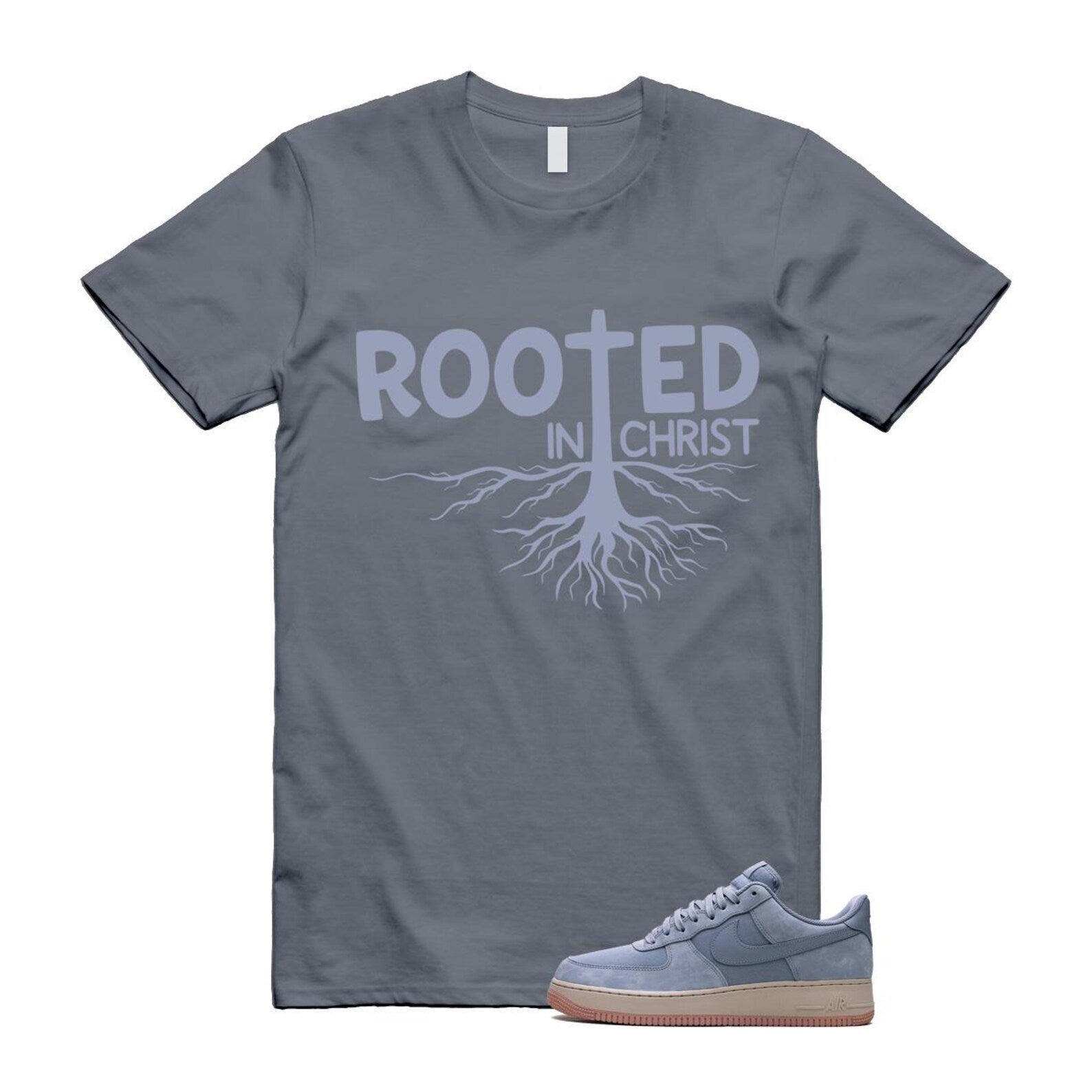 Air Force 1 Ashen Slate '07 LX Sanddrift T Shirt Match ROOTED ,FB8876-400 T-Shirt, Sneaker Match Tee