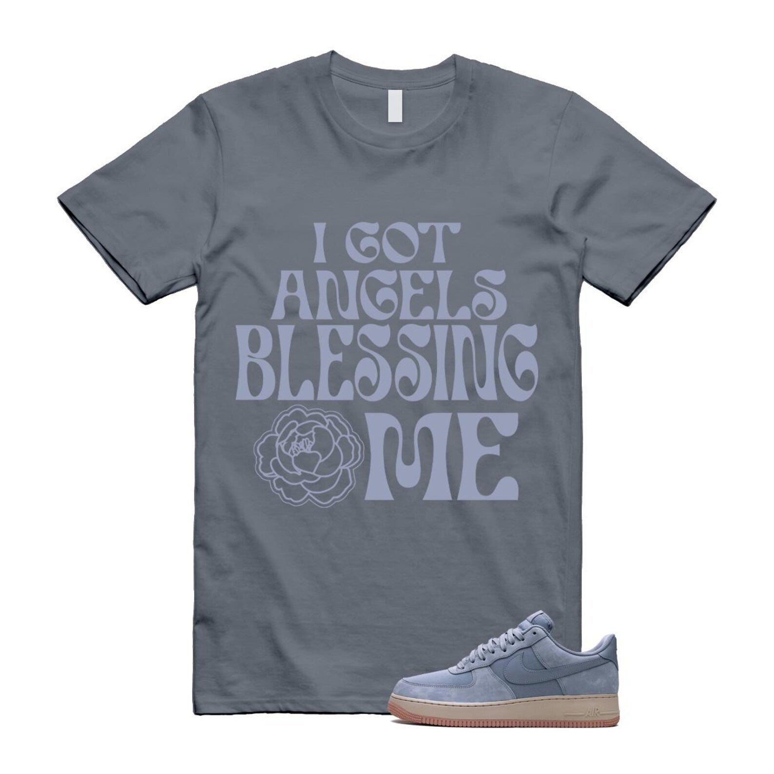 Air Force 1 Ashen Slate '07 LX Sanddrift T Shirt Match ANGELS ,FB8876-400 T-Shirt, Sneaker Match Tee