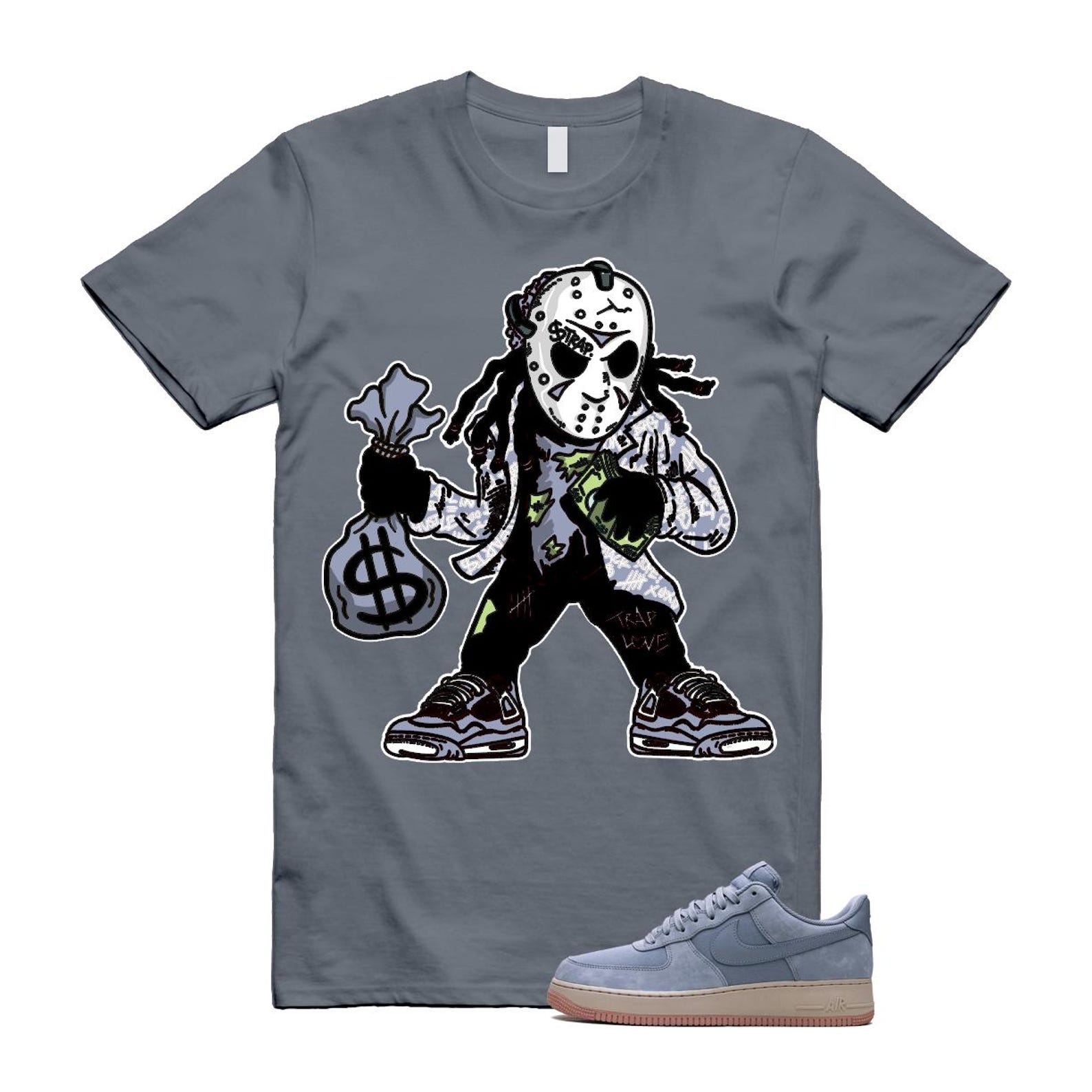 Air Force 1 Ashen Slate '07 LX Sanddrift T Shirt Match JASON ,FB8876-400 T-Shirt, Sneaker Match Tee