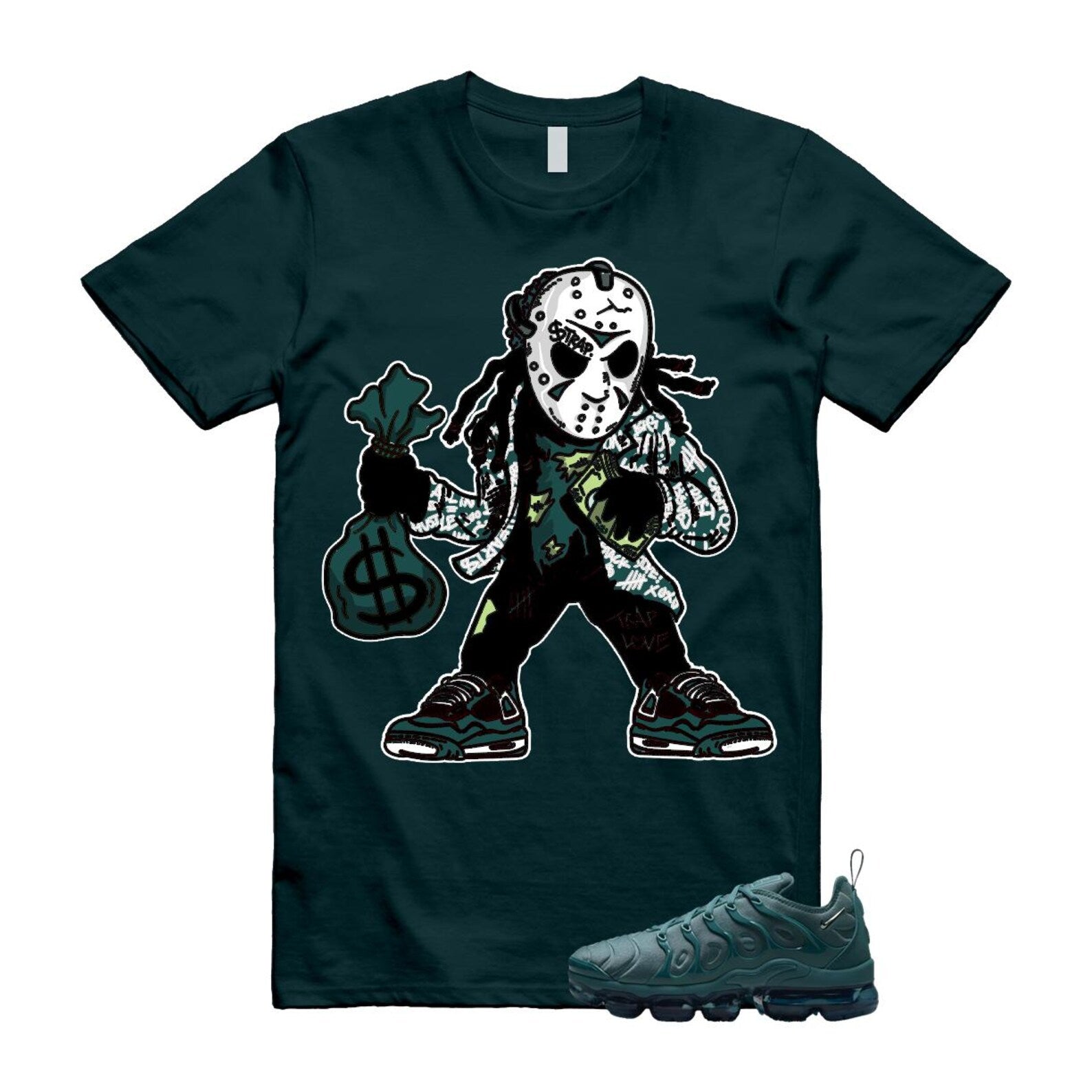 VaporMax Bicoastal Air Max Plus T Shirt Match JASON ,HF5048-361 T-Shirt, Sneaker Match Tee