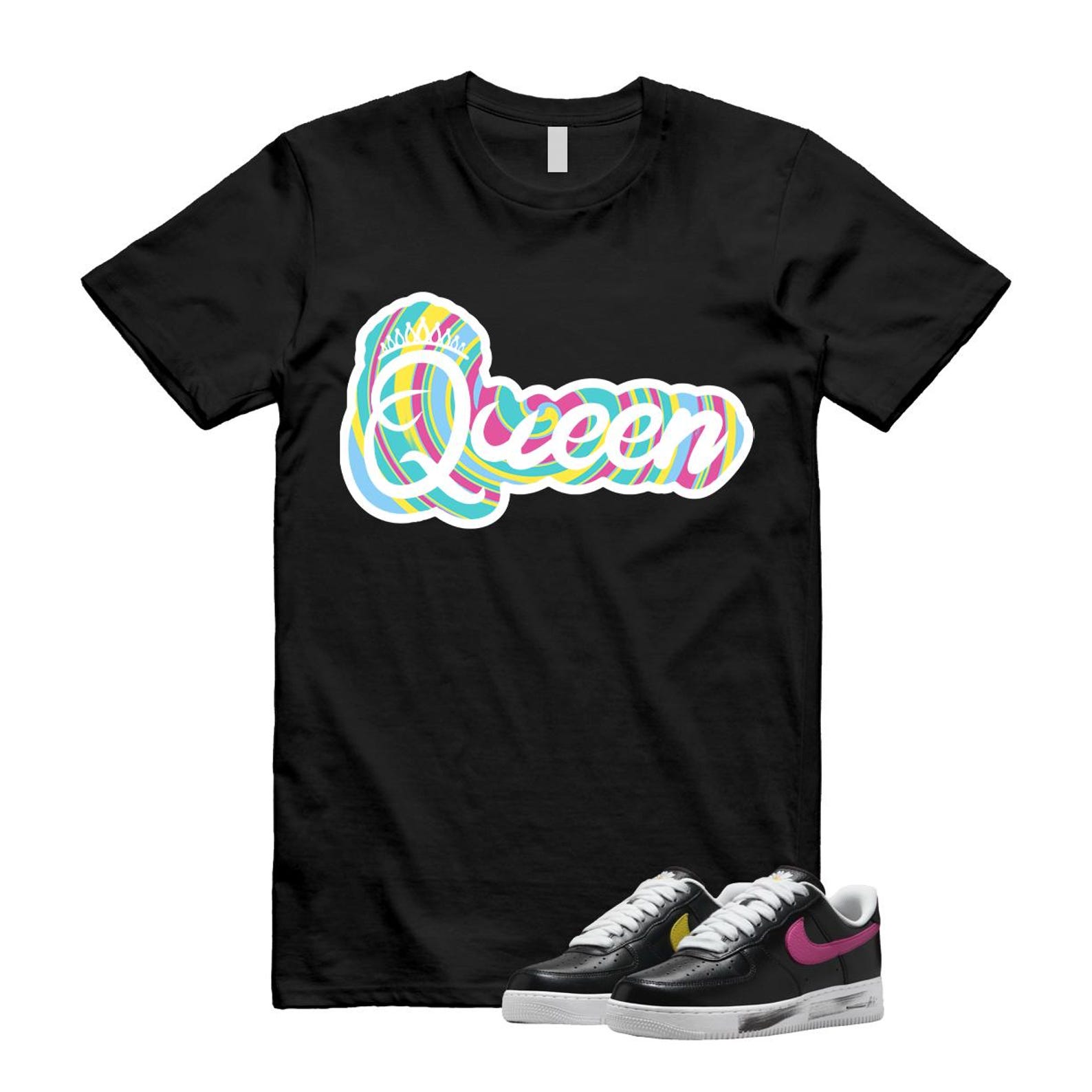 Air Force 1 Low G-Dragon Peaceminusone Para-Noise 3.0 Black New Emerald Pinkfire Tour Yellow Blue Gale T Shirt Match Q2 ,AQ3692-004 T-Shirt, Sneaker Match Tee
