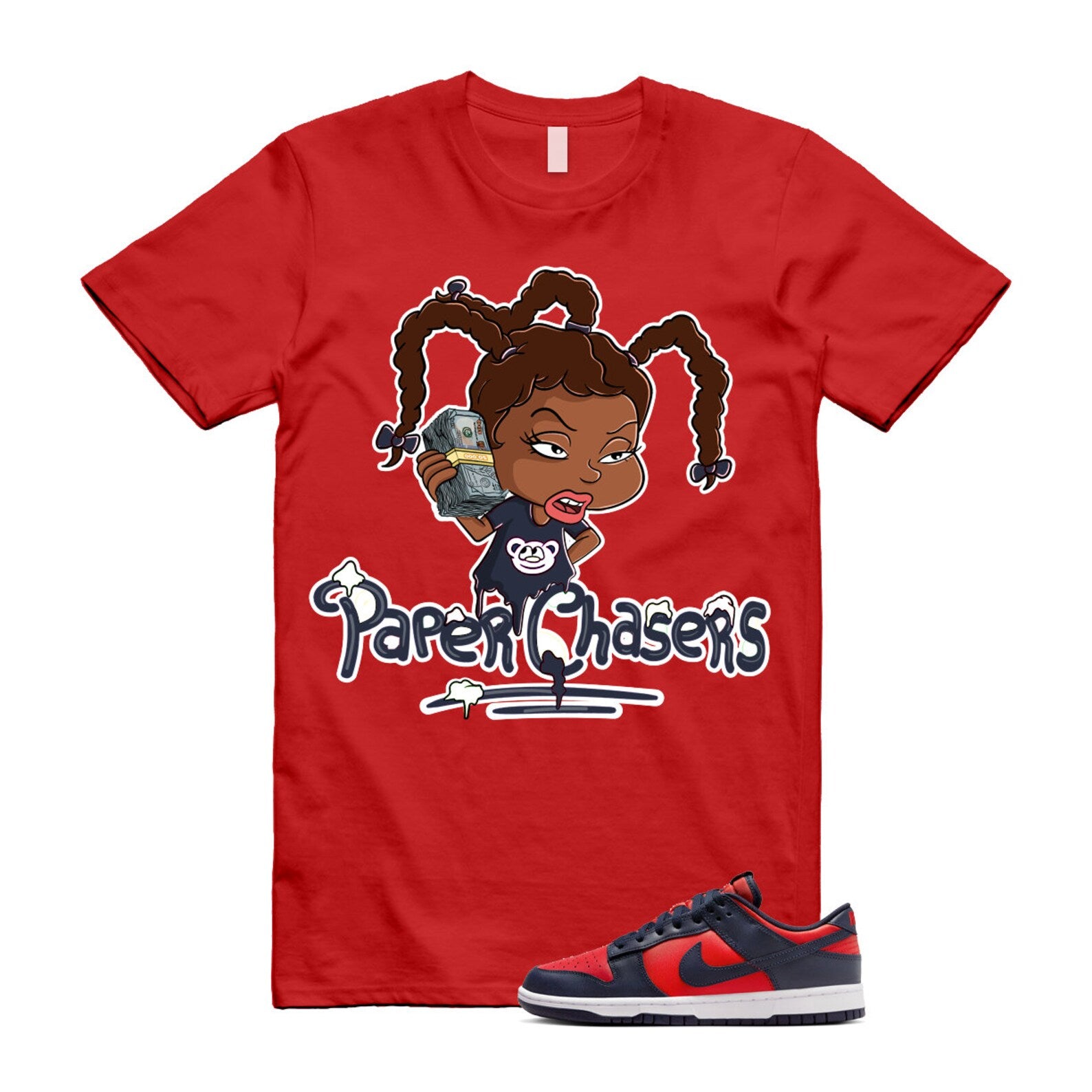 Dunk University Red Obsidian White Low Retro SE COJP T Shirt Match PC ,DV0833-601 T-Shirt, Sneaker Match Tee