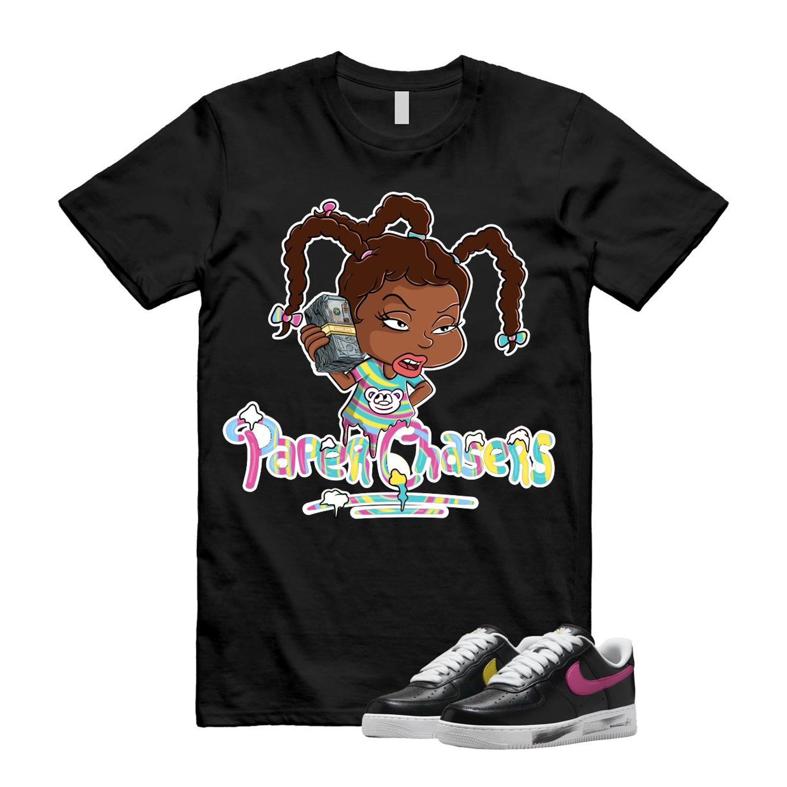 Air Force 1 Low G-Dragon Peaceminusone Para-Noise 3.0 Black New Emerald Pinkfire Tour Yellow Blue Gale T Shirt Match PC ,AQ3692-004 T-Shirt, Sneaker Match Tee