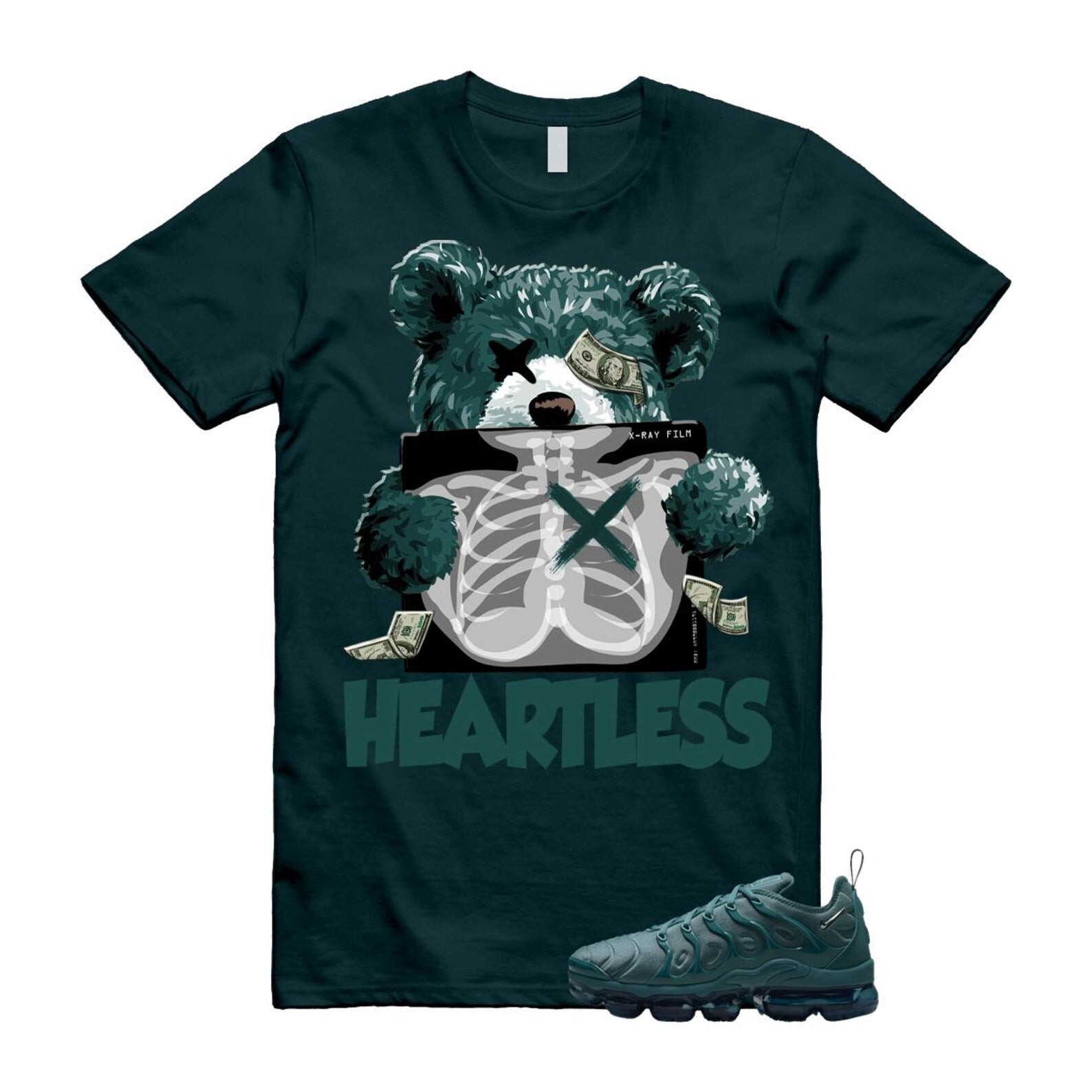 VaporMax Bicoastal Air Max Plus T Shirt Match HEART ,HF5048-361 T-Shirt, Sneaker Match Tee