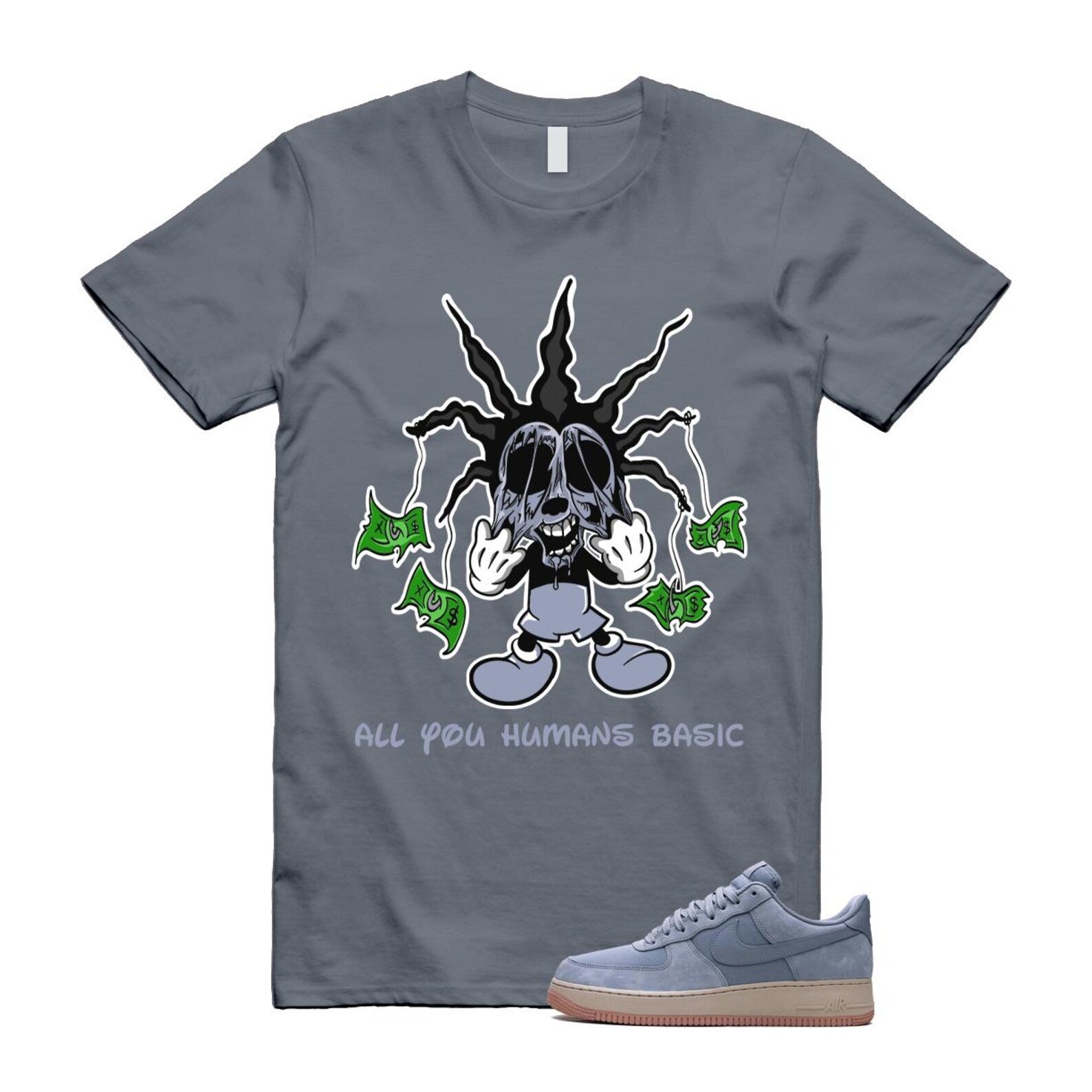 Air Force 1 Ashen Slate '07 LX Sanddrift T Shirt Match HOOK ,FB8876-400 T-Shirt, Sneaker Match Tee