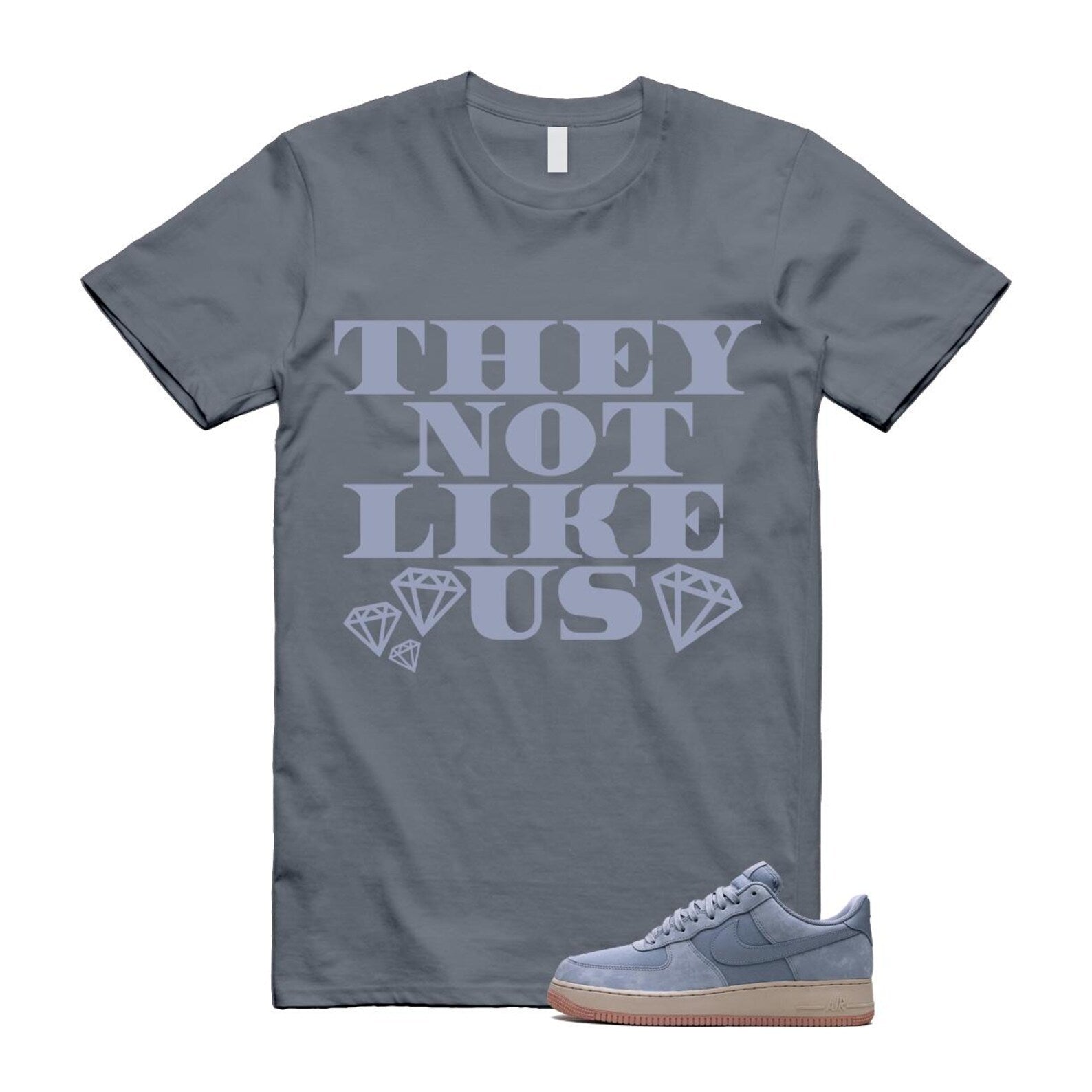 Air Force 1 Ashen Slate '07 LX Sanddrift T Shirt Match US2 ,FB8876-400 T-Shirt, Sneaker Match Tee