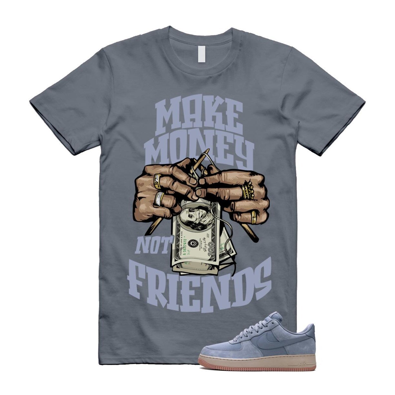 Air Force 1 Ashen Slate '07 LX Sanddrift T Shirt Match MM ,FB8876-400 T-Shirt, Sneaker Match Tee