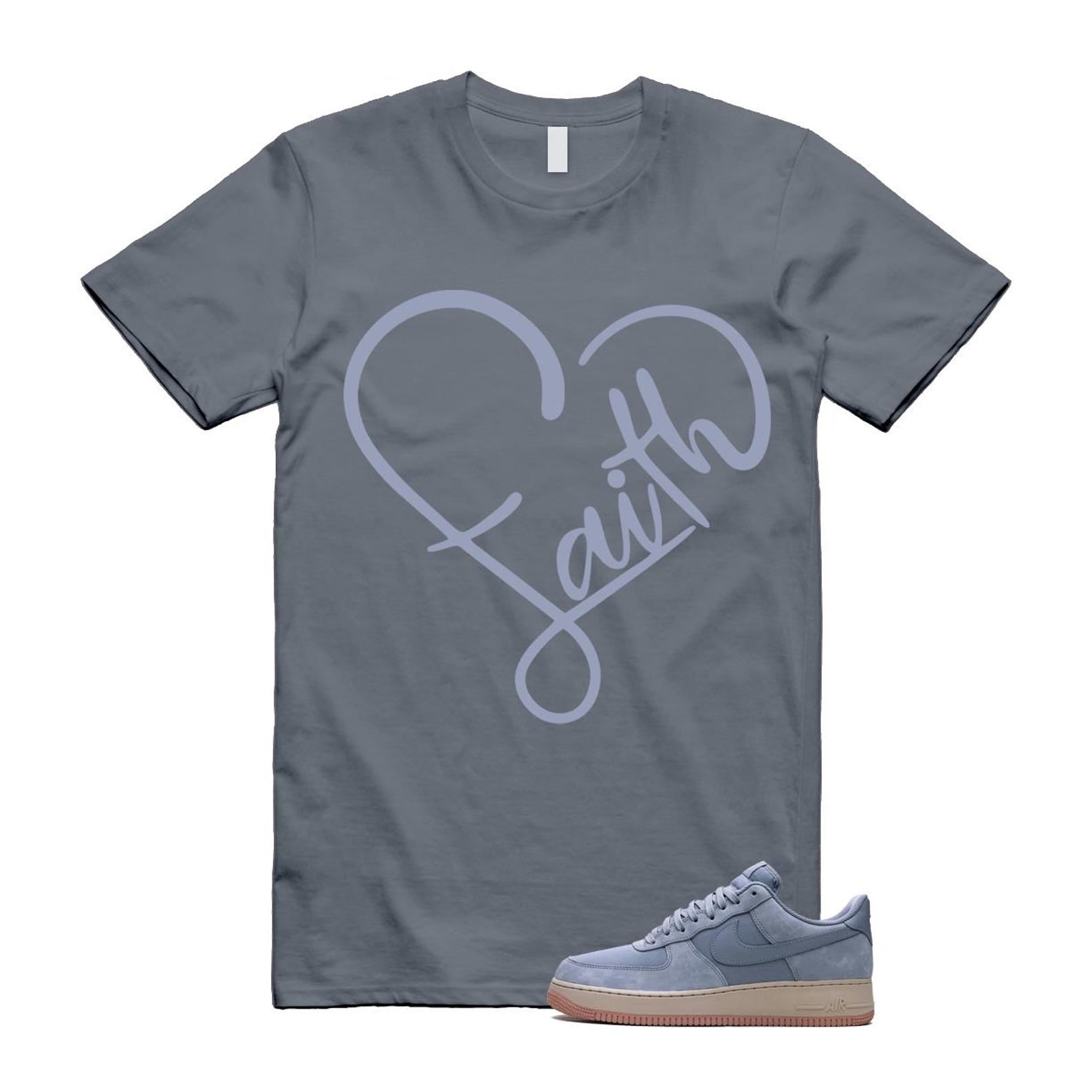 Air Force 1 Ashen Slate '07 LX Sanddrift T Shirt Match FAITH ,FB8876-400 T-Shirt, Sneaker Match Tee