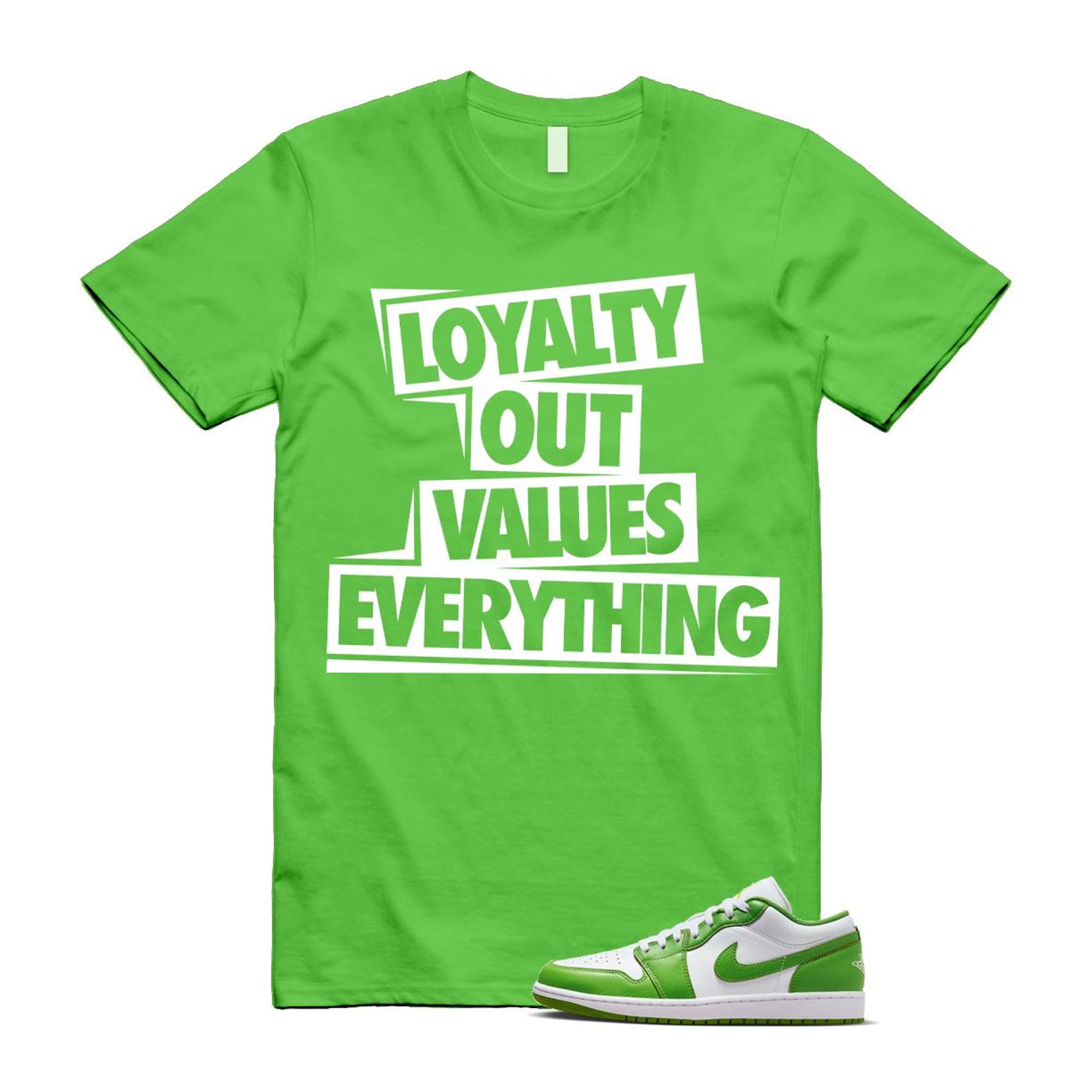 1 Chlorophyll White Lightning Low SE T Shirt Match LOVE ,HF4823-100 T-Shirt, Sneaker Match Tee