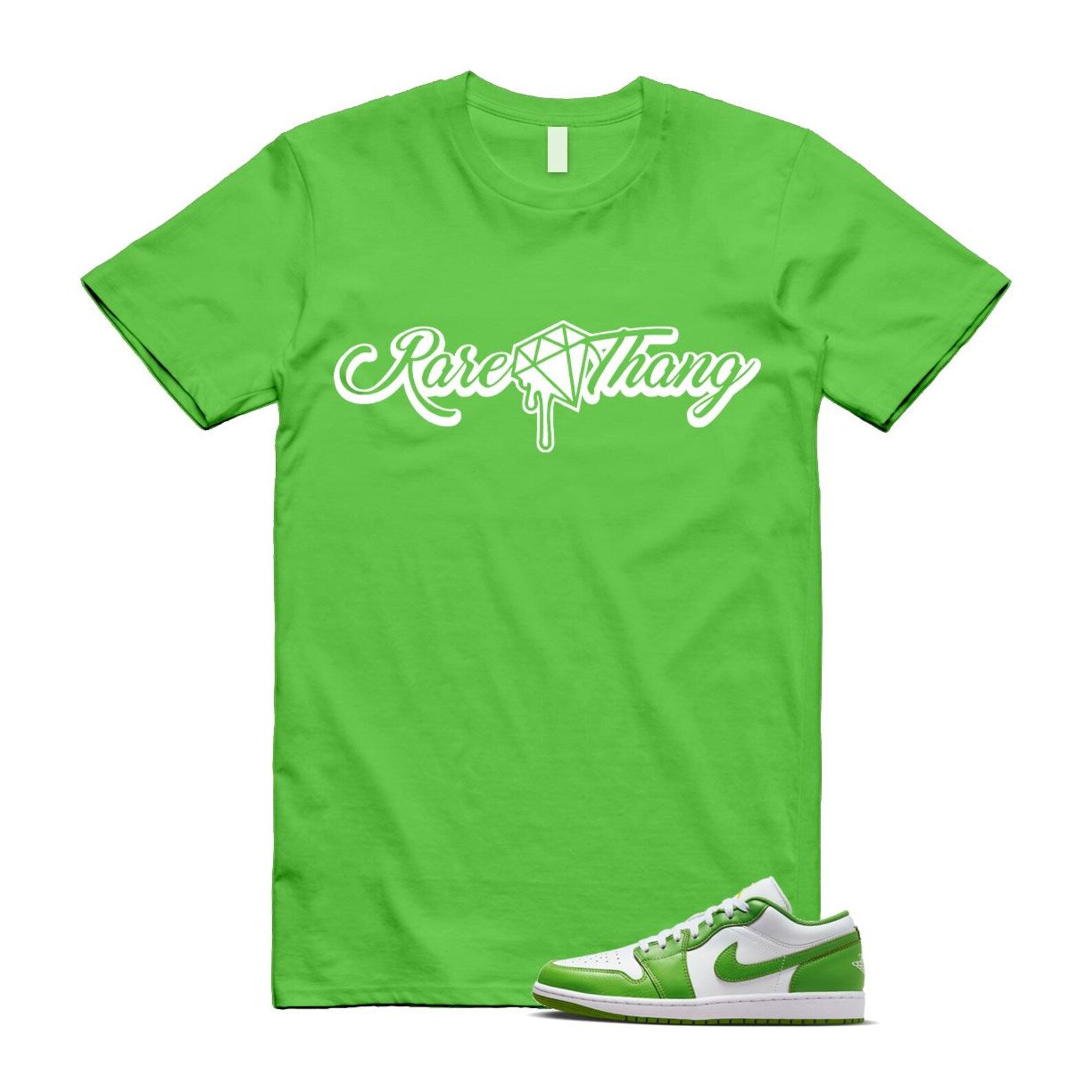 1 Chlorophyll White Lightning Low SE T Shirt Match RARE ,HF4823-100 T-Shirt, Sneaker Match Tee