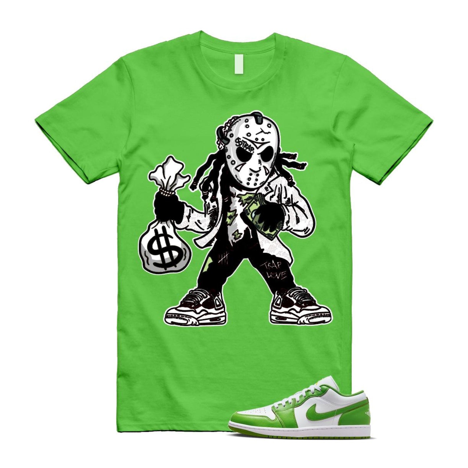 1 Chlorophyll White Lightning Low SE T Shirt Match JASON ,HF4823-100 T-Shirt, Sneaker Match Tee