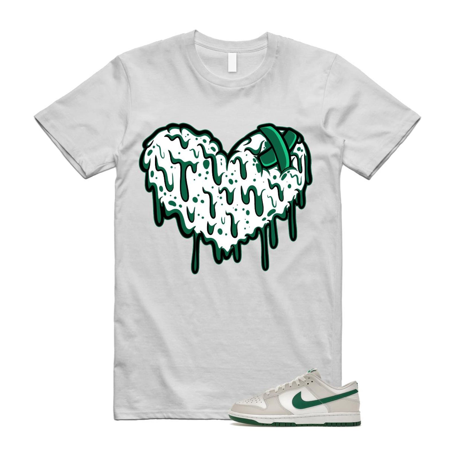 Dunk Summit White Malachite Low Retro T Shirt Match DRHRT ,DV0831-107 T-Shirt, Sneaker Match Tee