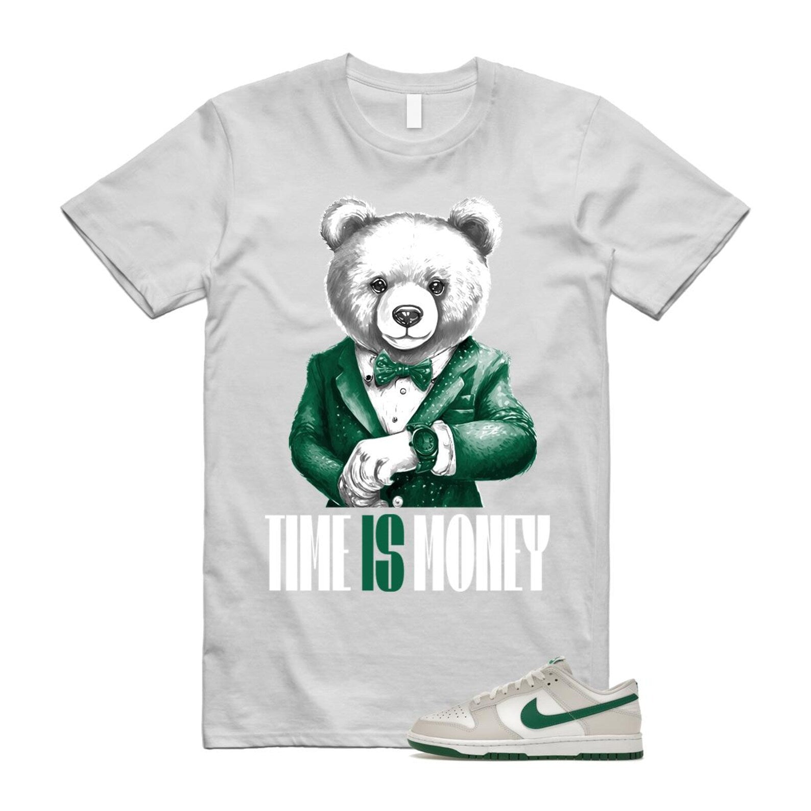 Dunk Summit White Malachite Low Retro T Shirt Match TIM ,DV0831-107 T-Shirt, Sneaker Match Tee