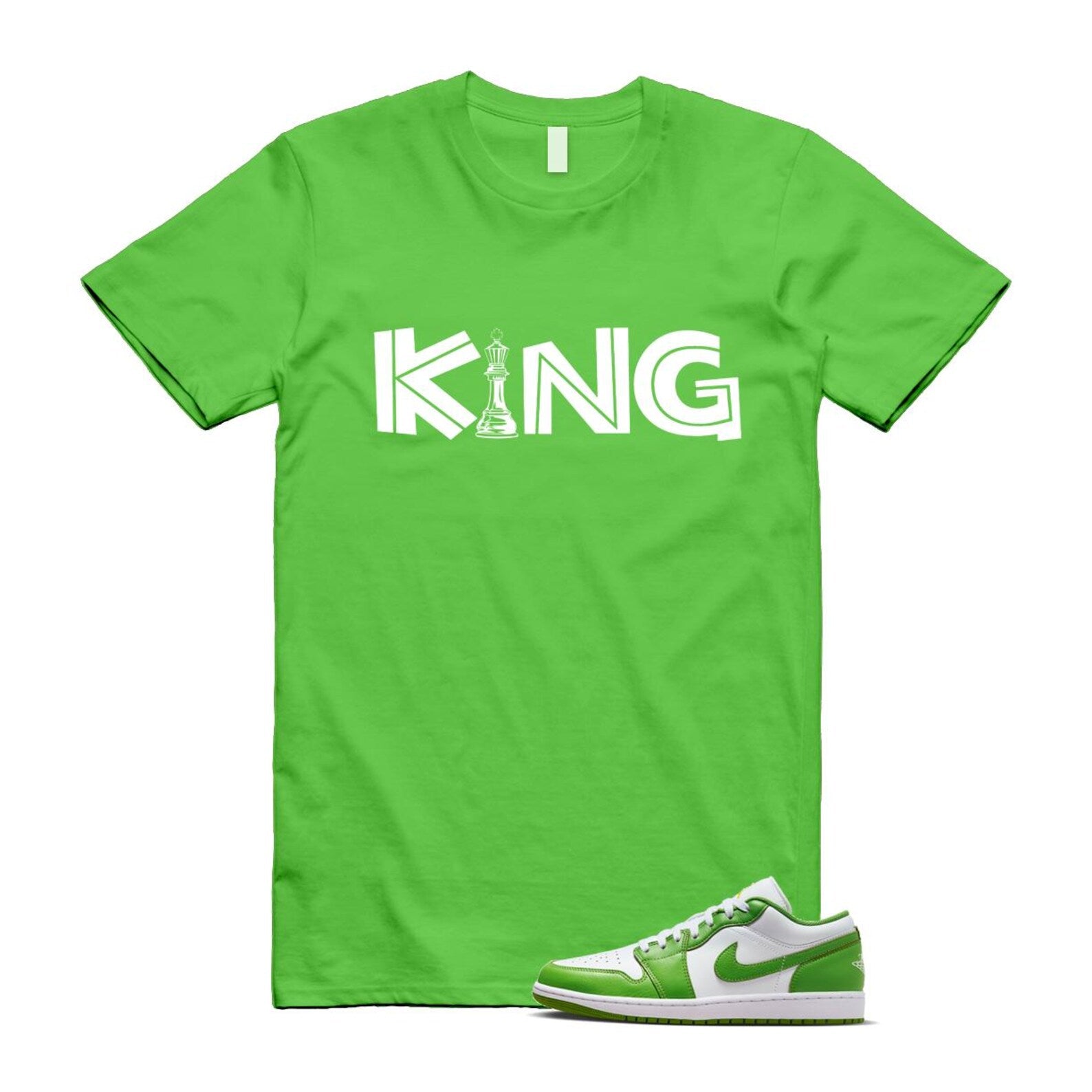 1 Chlorophyll White Lightning Low SE T Shirt Match KING ,HF4823-100 T-Shirt, Sneaker Match Tee